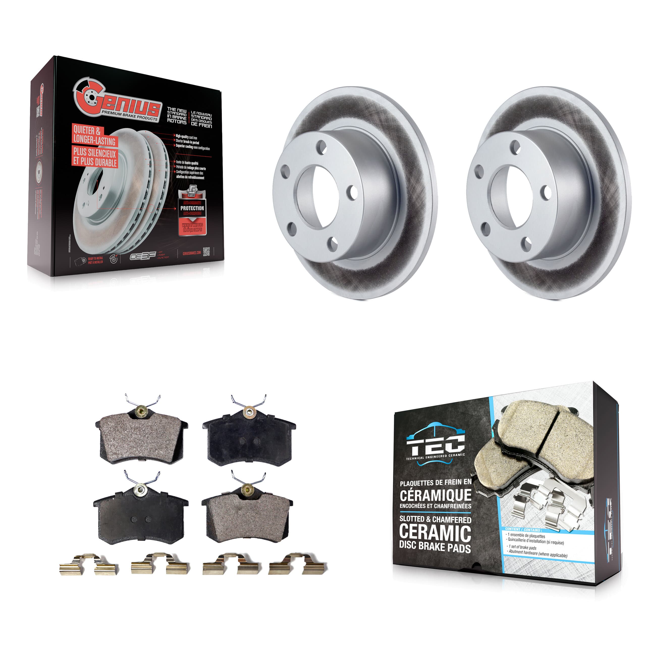 Transit Auto - KGT-101437 - Rear Disc Brake Kits image 1