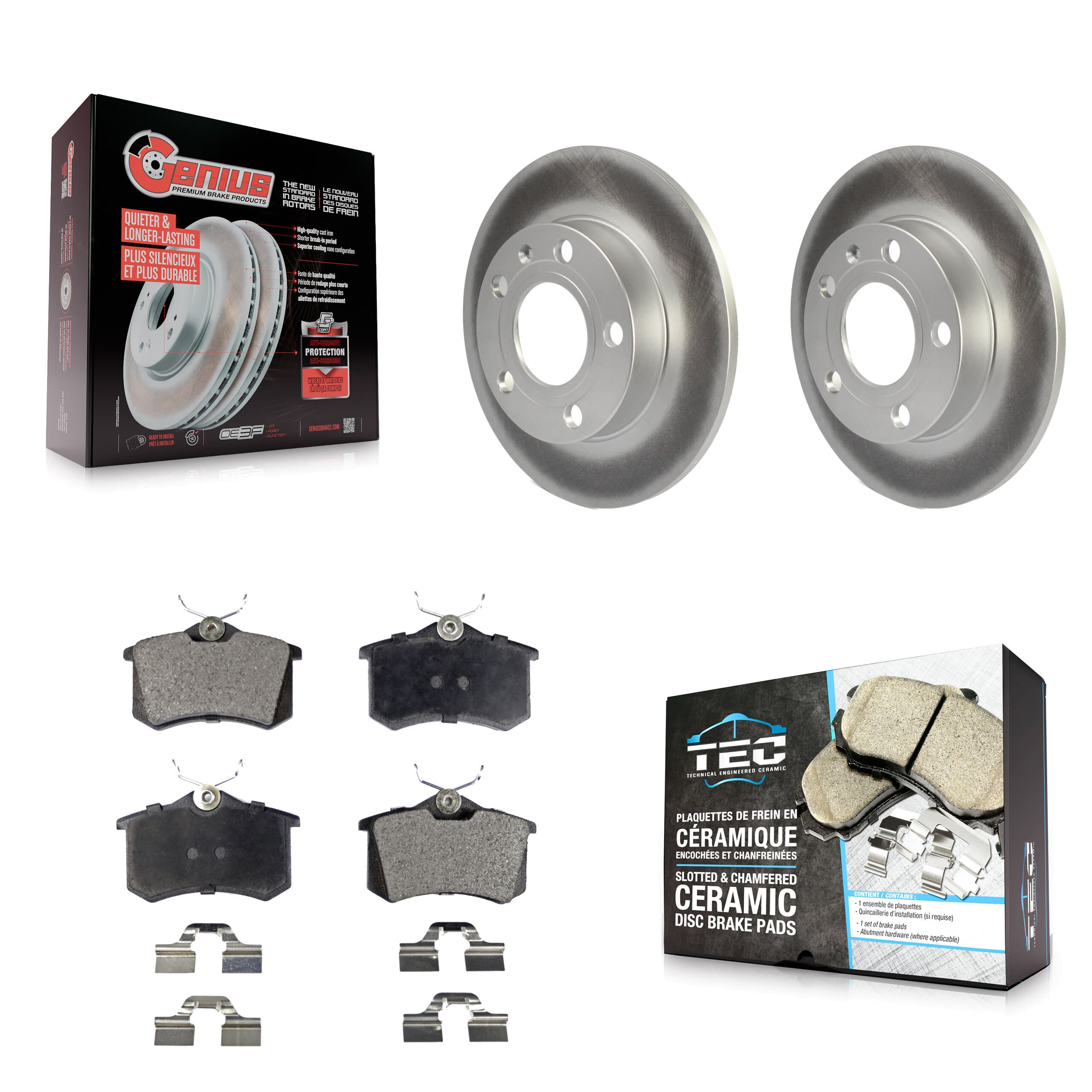 Transit Auto - KGT-101438 - Rear Disc Brake Kits image 1