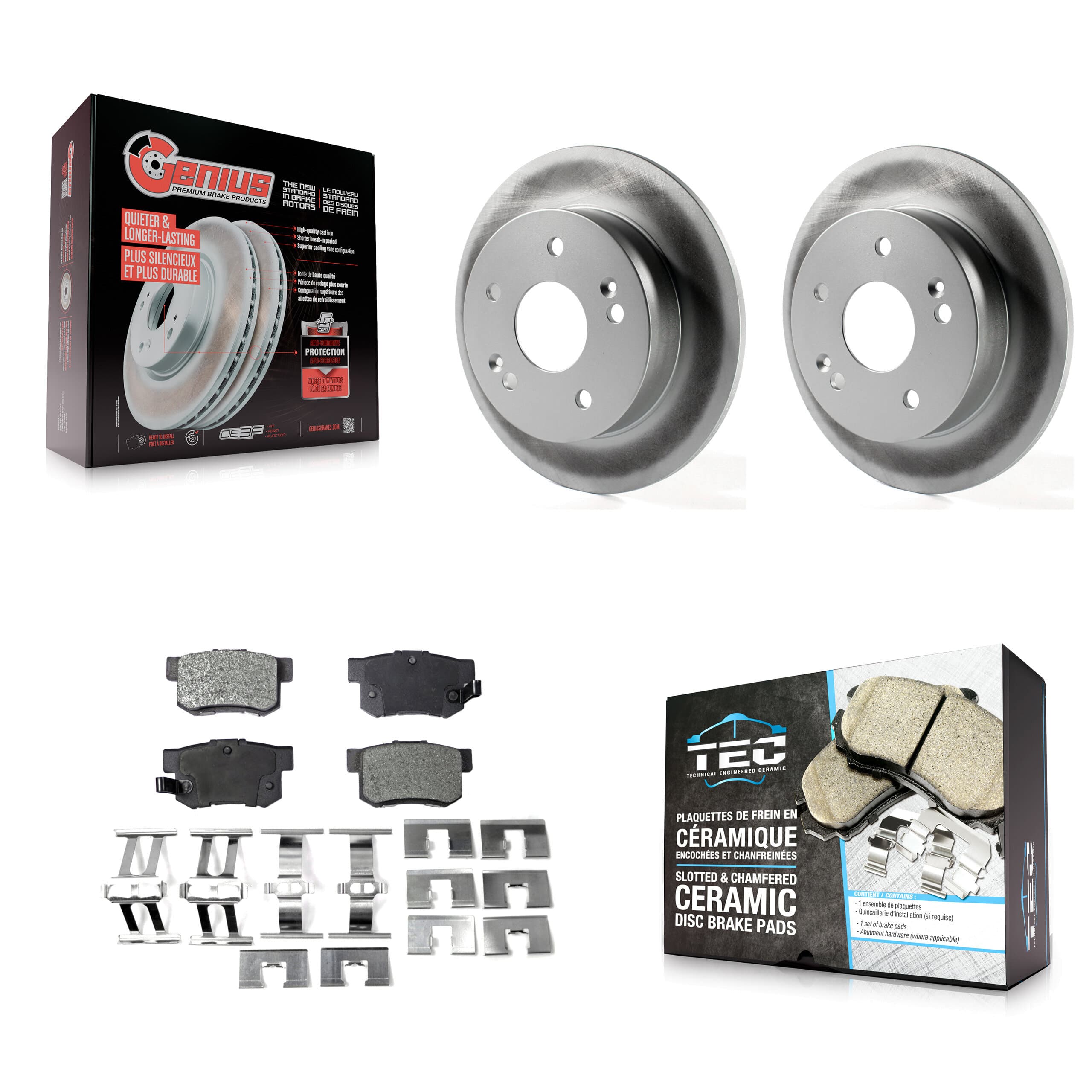 Transit Auto - KGT-101445 - Rear Disc Brake Kits image 1