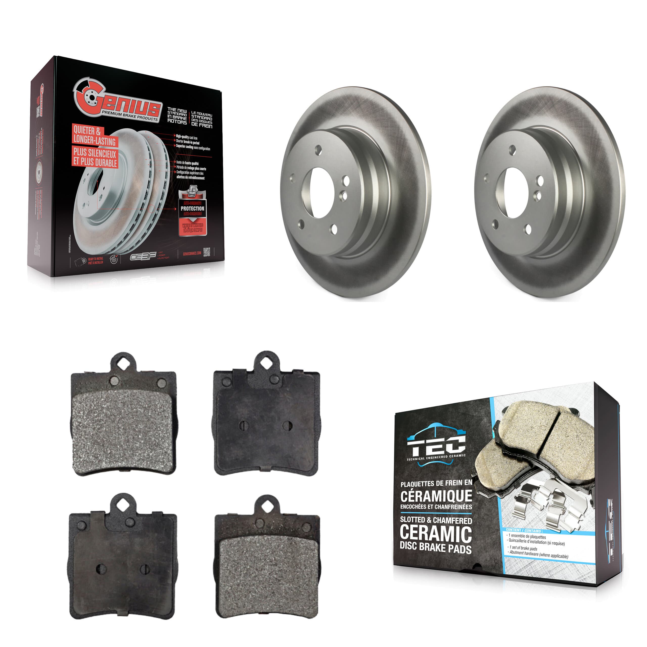 Transit Auto - KGT-101447 - Rear Disc Brake Kits image 1
