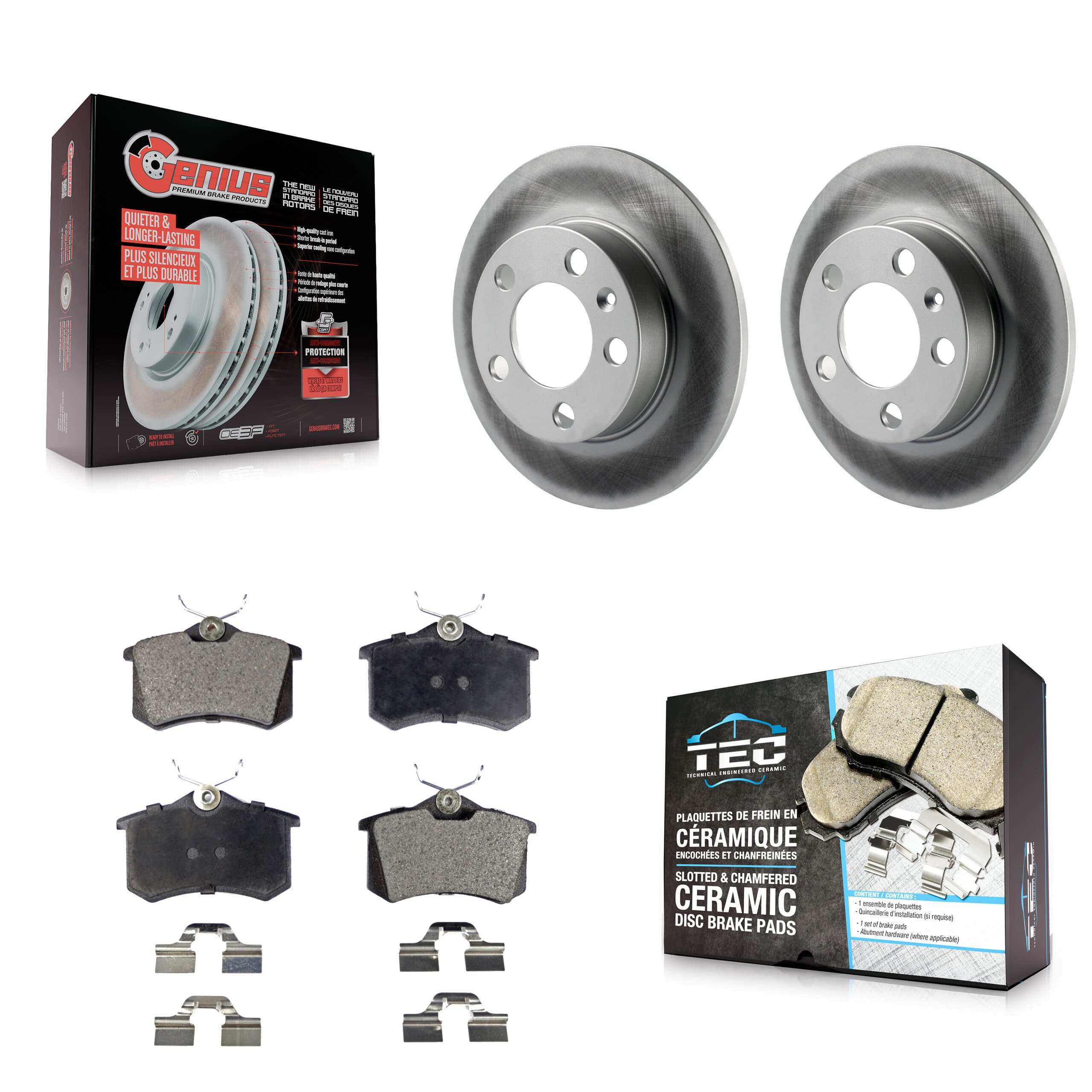 Transit Auto - KGT-101450 - Rear Disc Brake Kits image 1