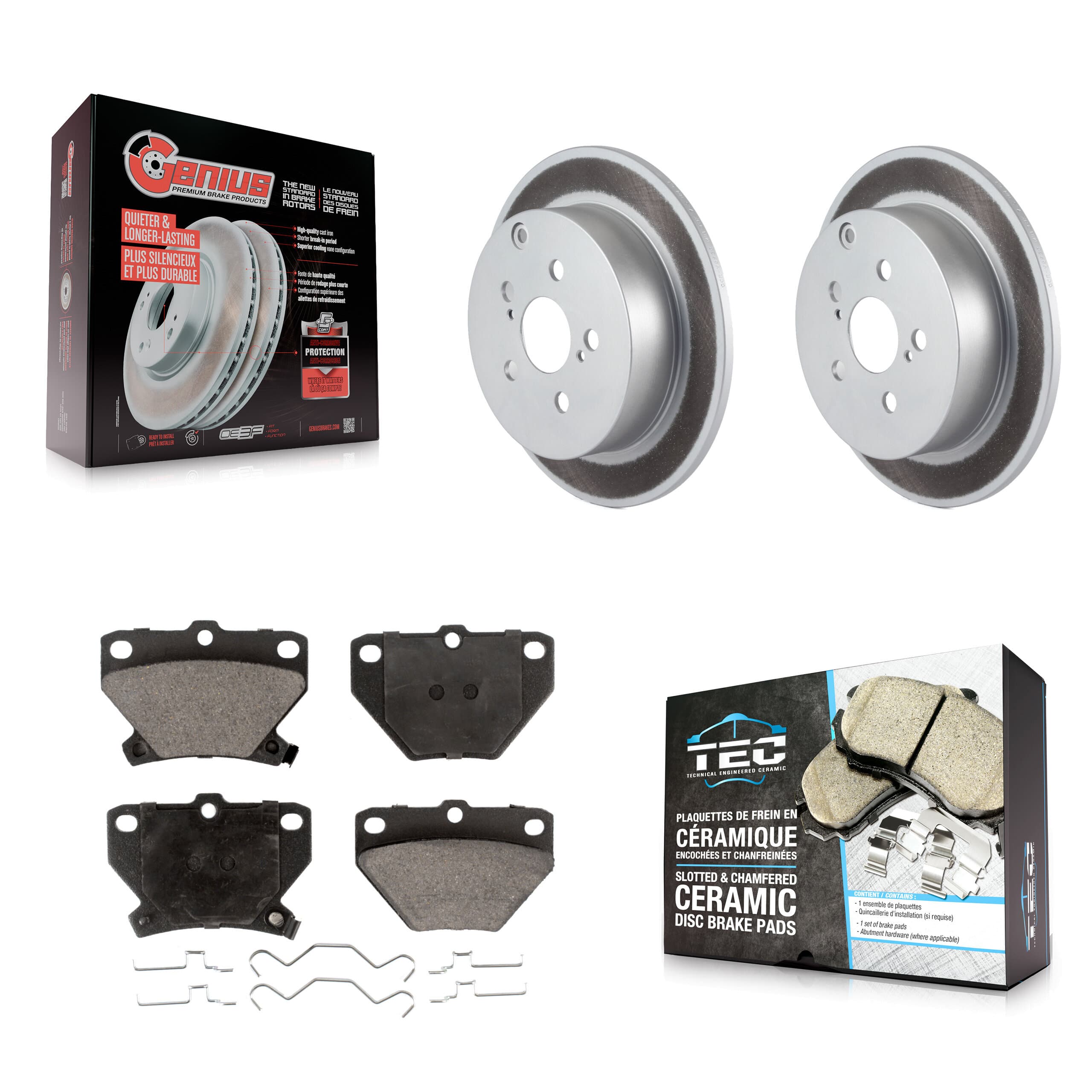 Transit Auto - KGT-101455 - Rear Disc Brake Kits image 1