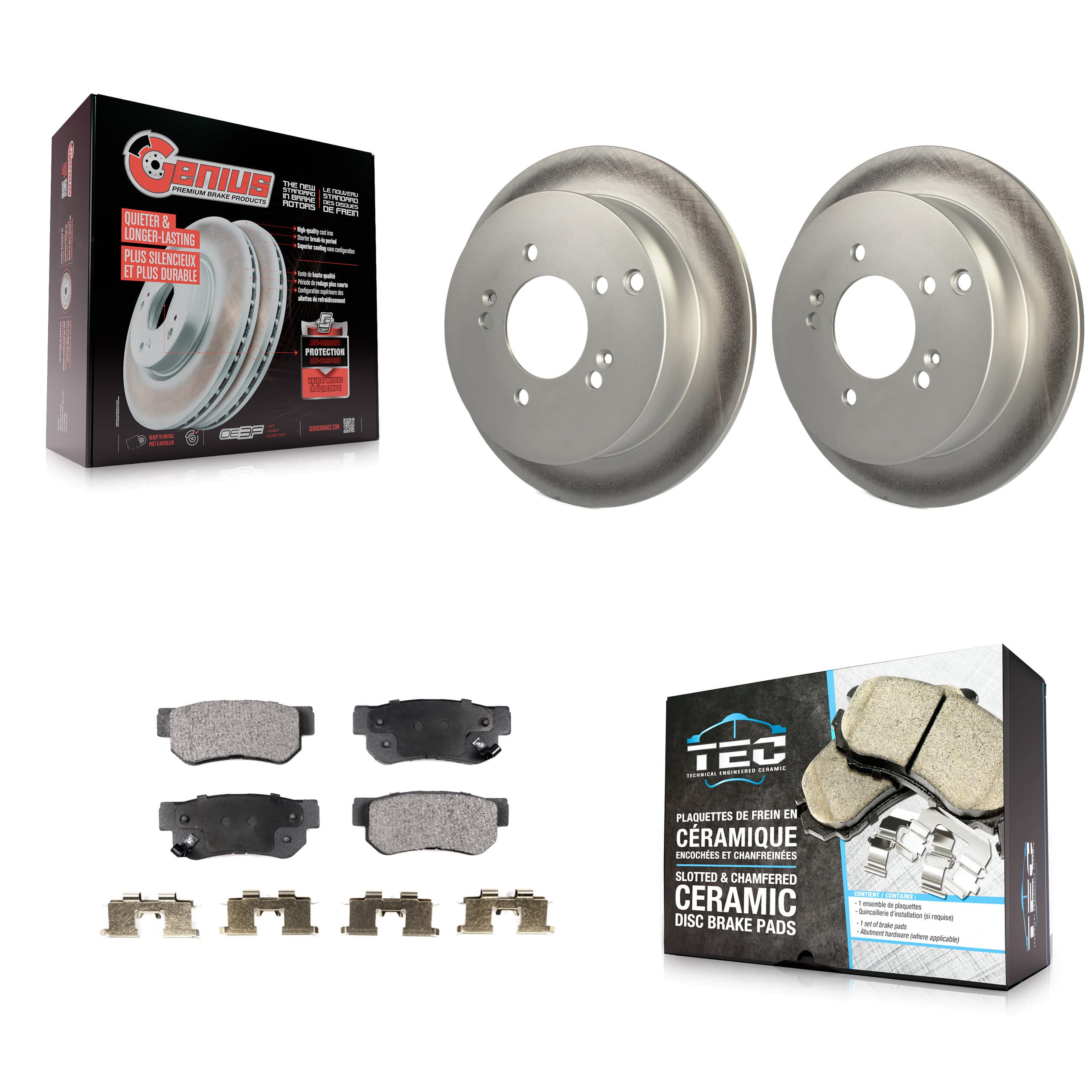 Transit Auto - KGT-101470 - Rear Disc Brake Kits image 1