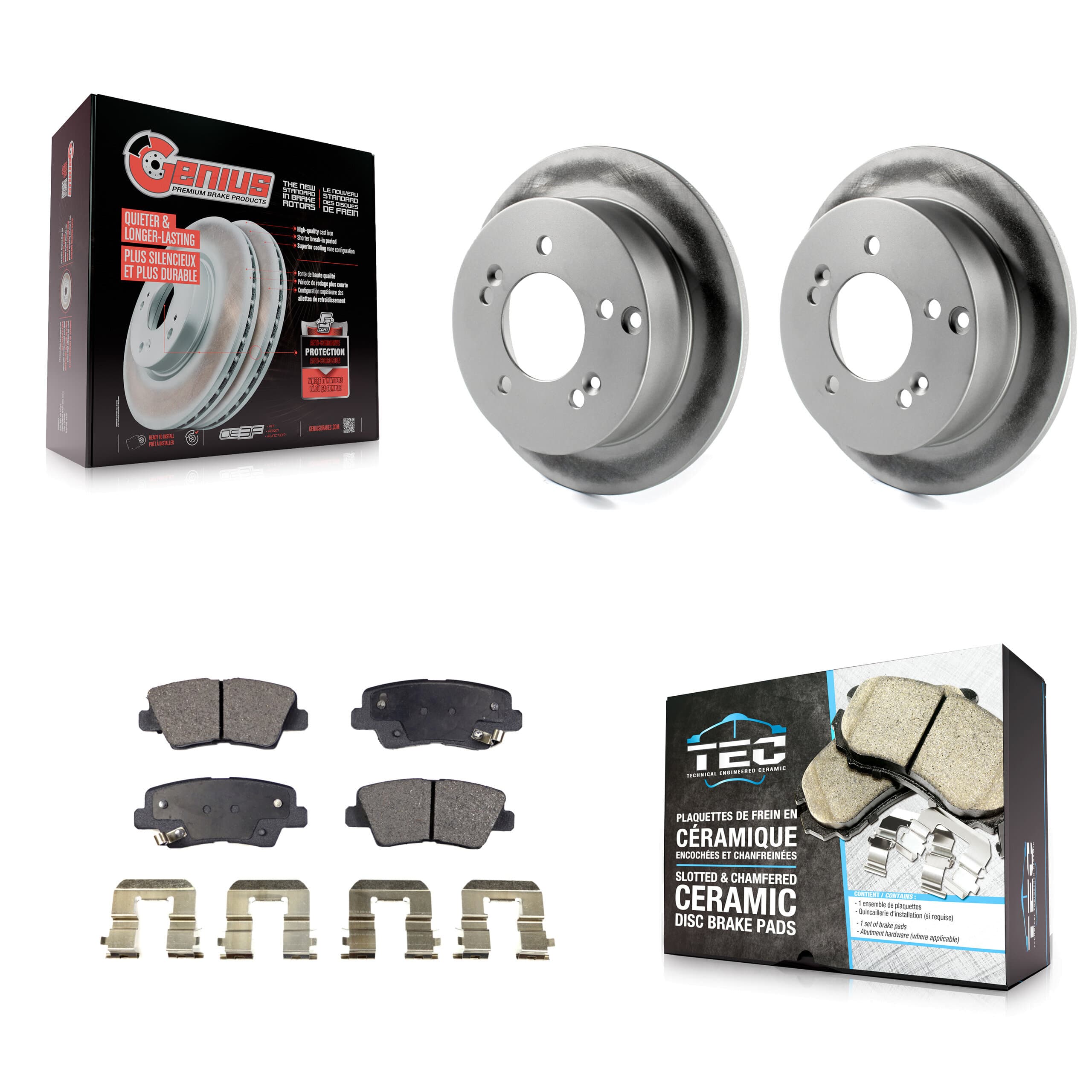 Transit Auto - KGT-101472 - Rear Disc Brake Kits image 1