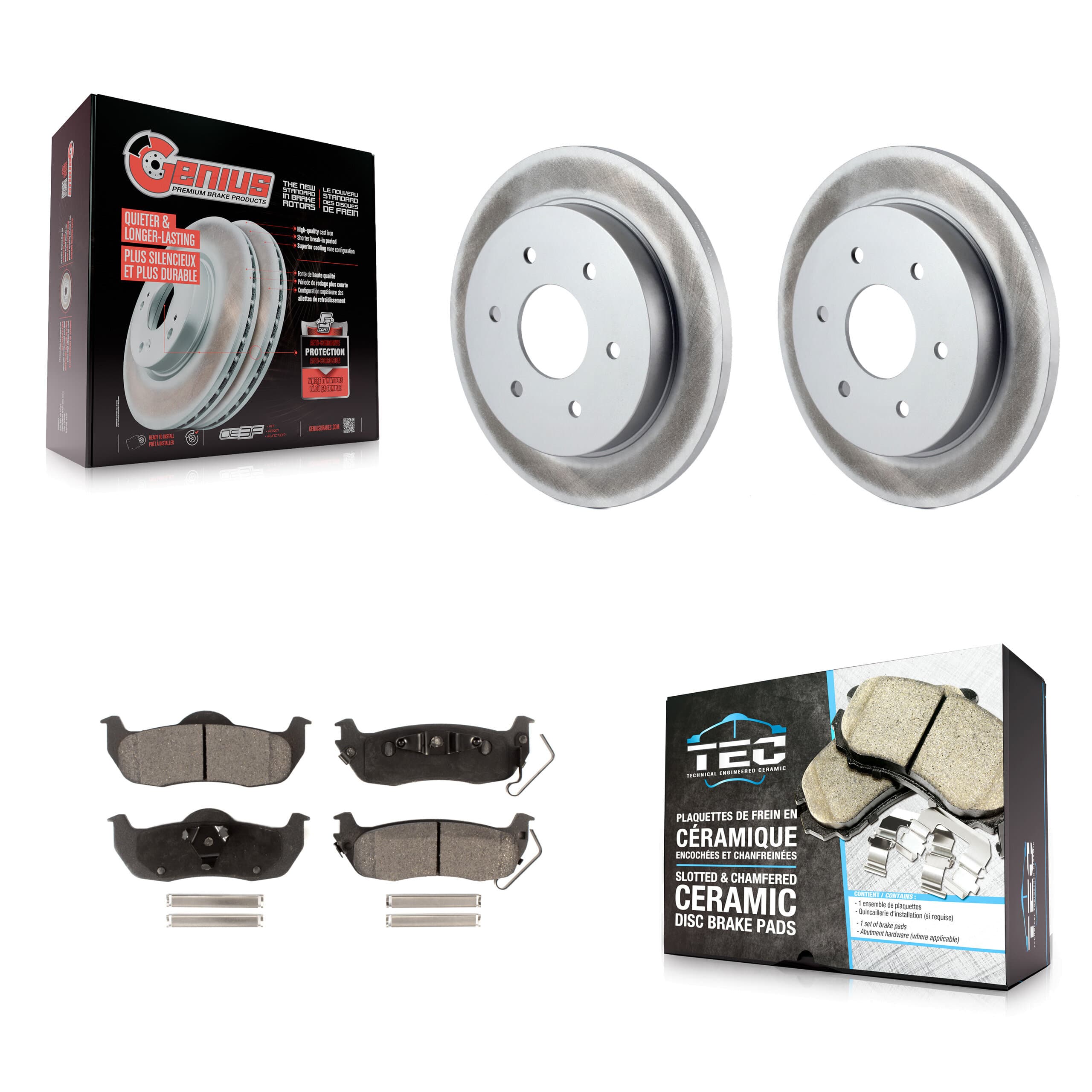 Transit Auto - KGT-101487 - Rear Disc Brake Kits image 1