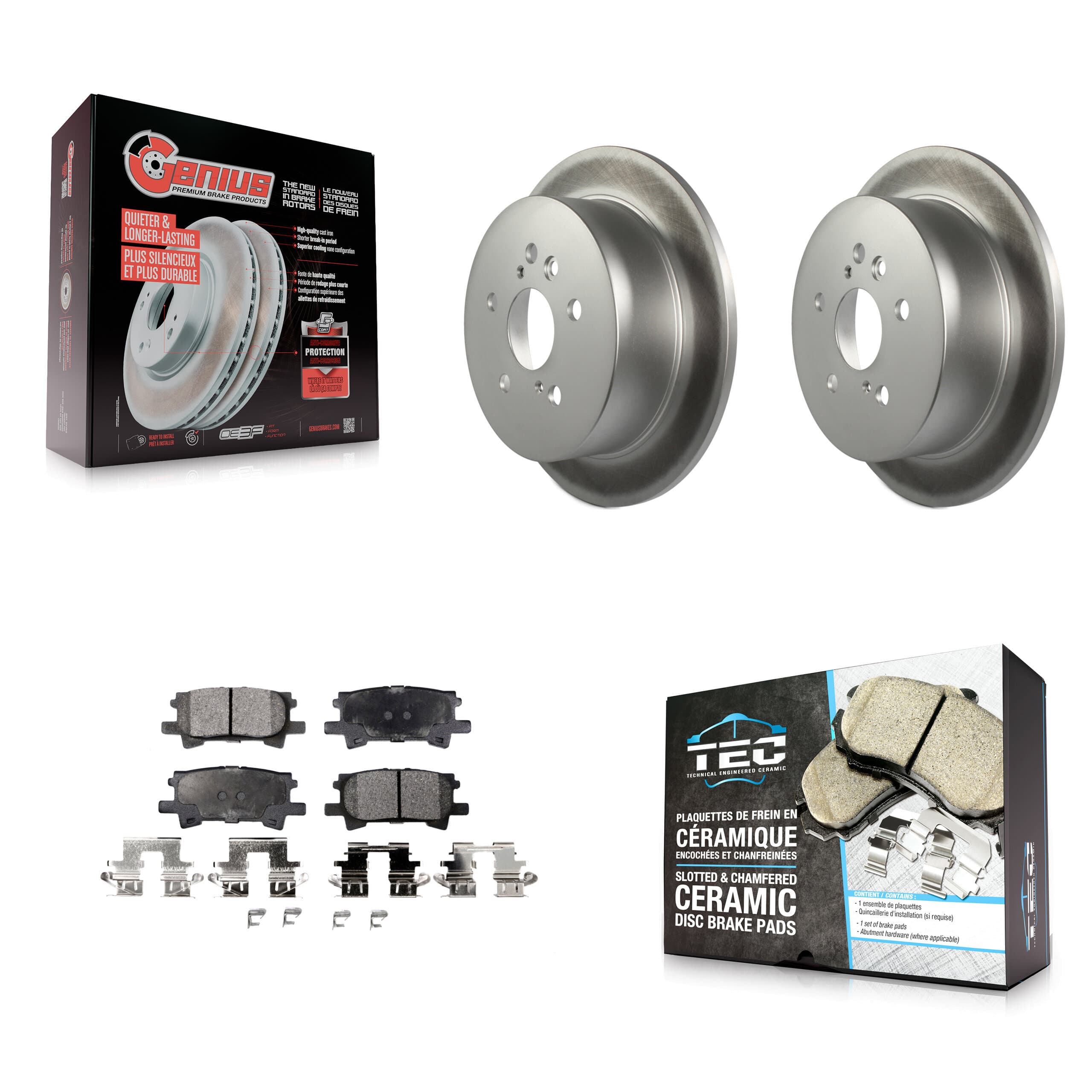 Transit Auto - KGT-101490 - Rear Disc Brake Kits image 1