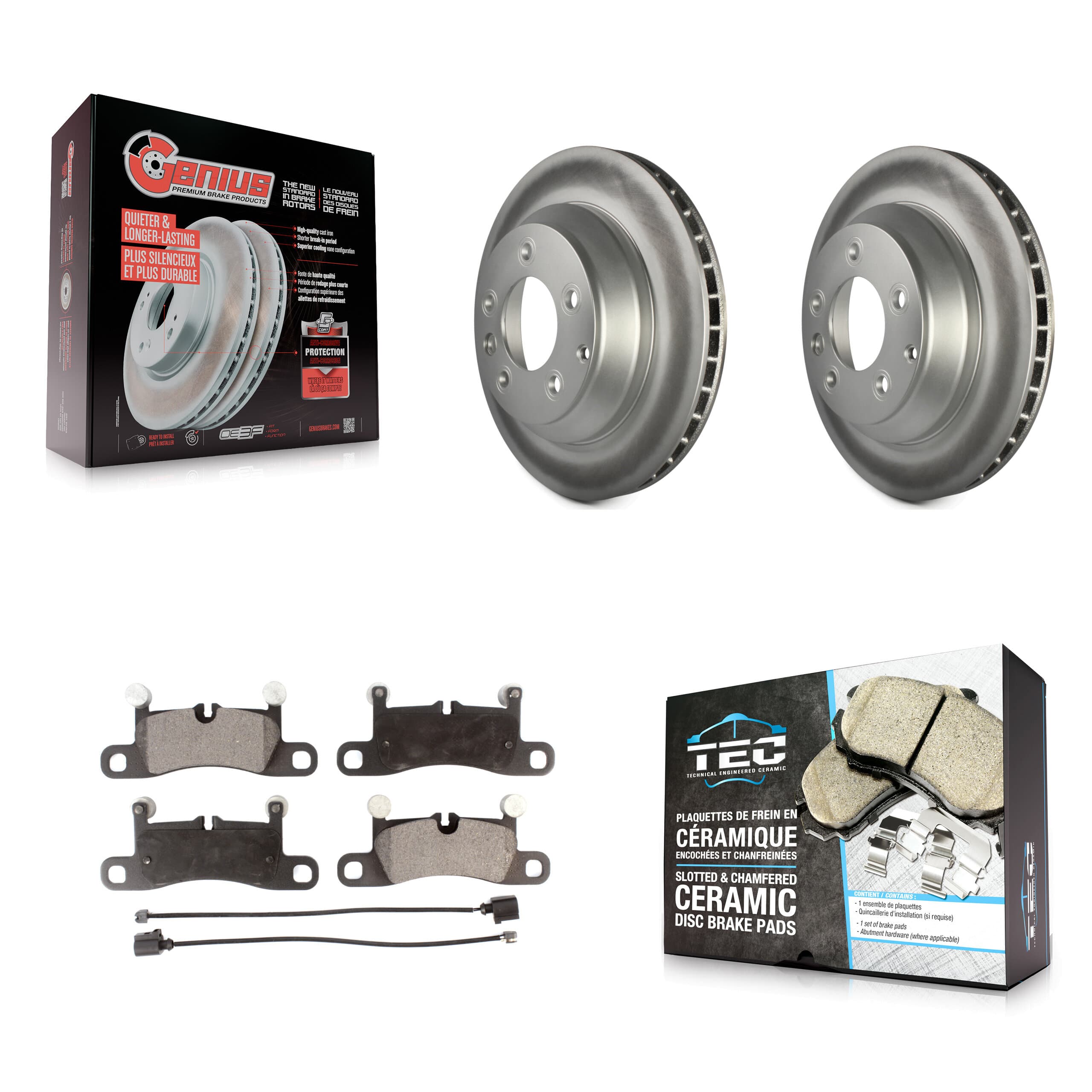 Transit Auto - KGT-101492 - Rear Disc Brake Kits image 1