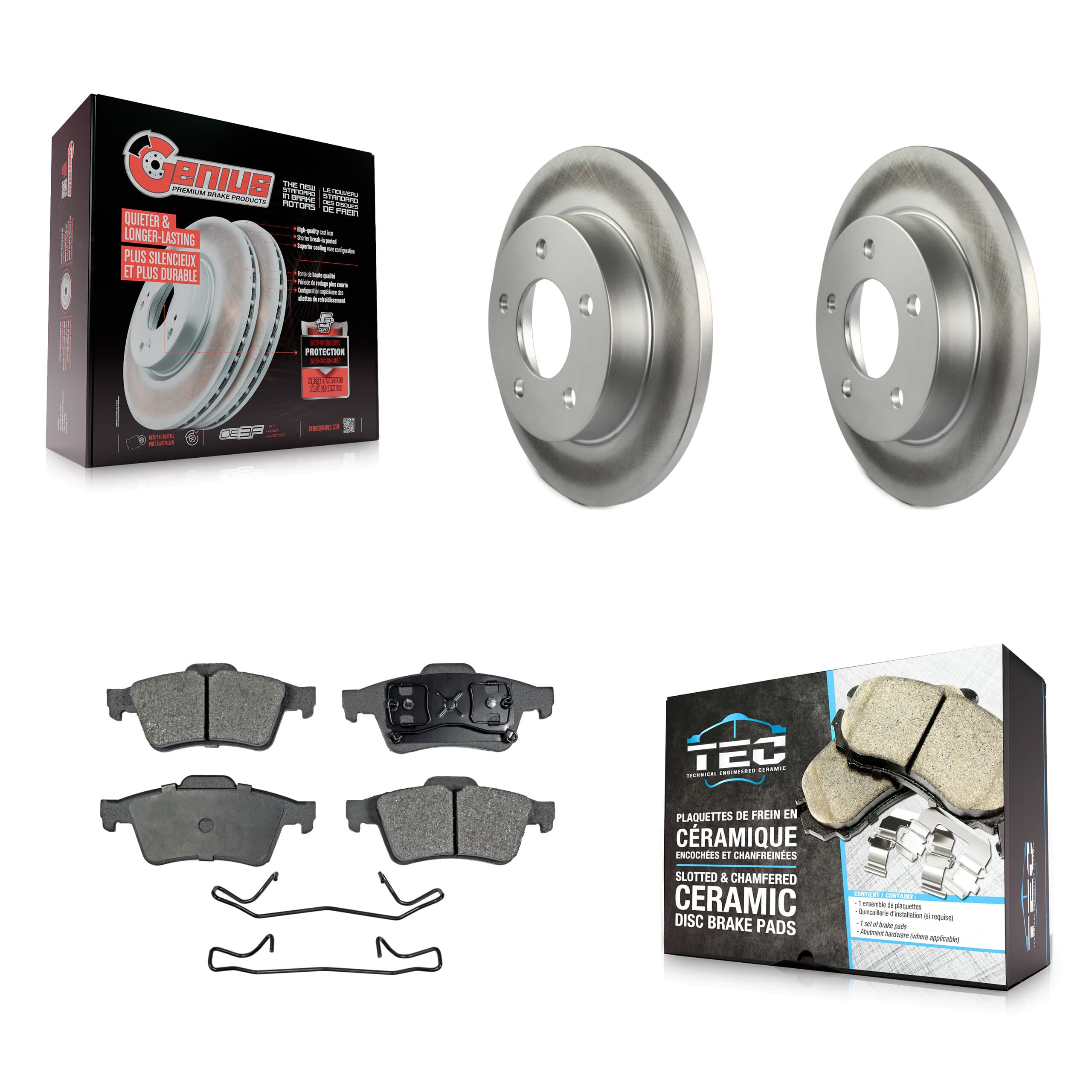 Transit Auto - KGT-101498 - Rear Disc Brake Kits image 1
