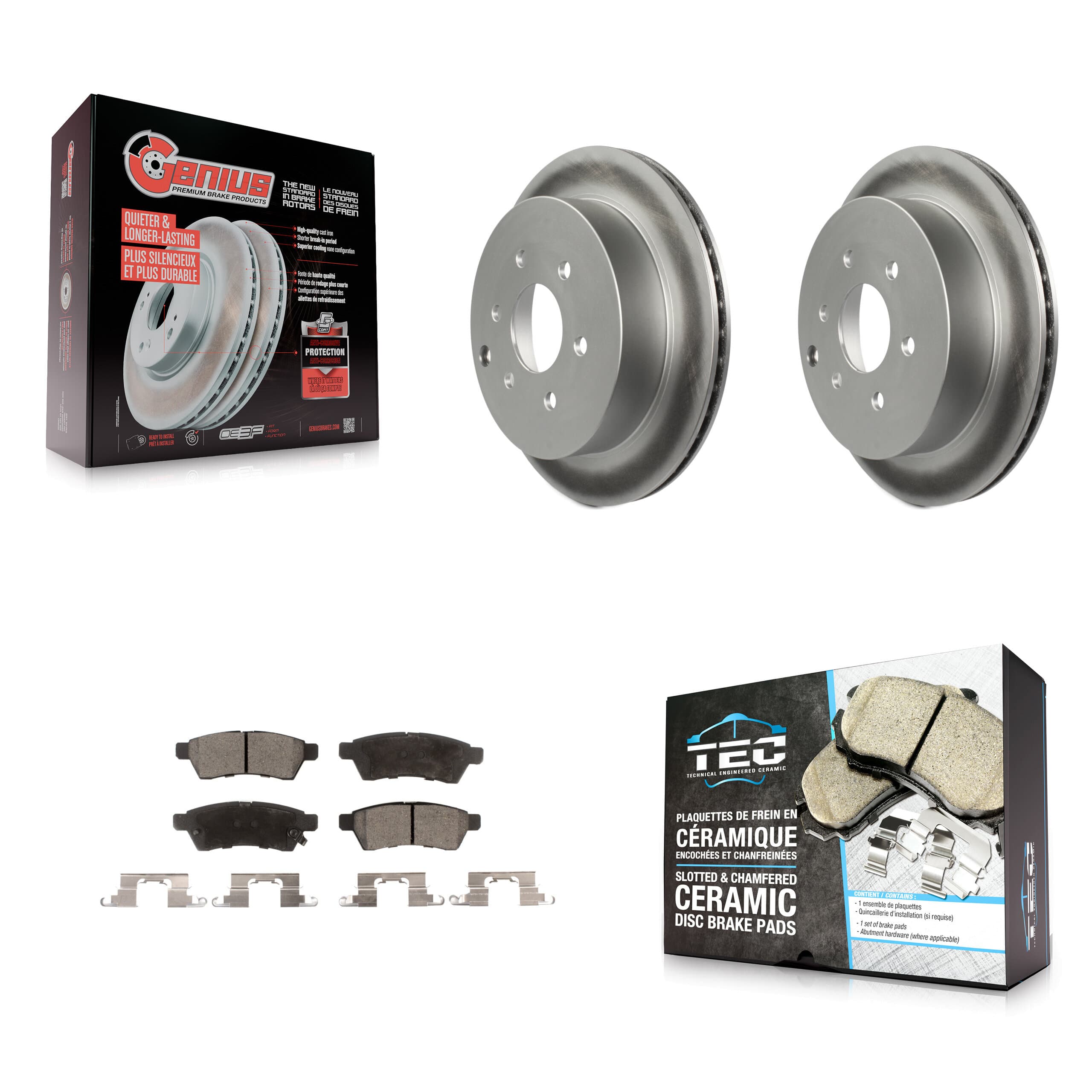 Transit Auto - KGT-101517 - Rear Disc Brake Kits image 1