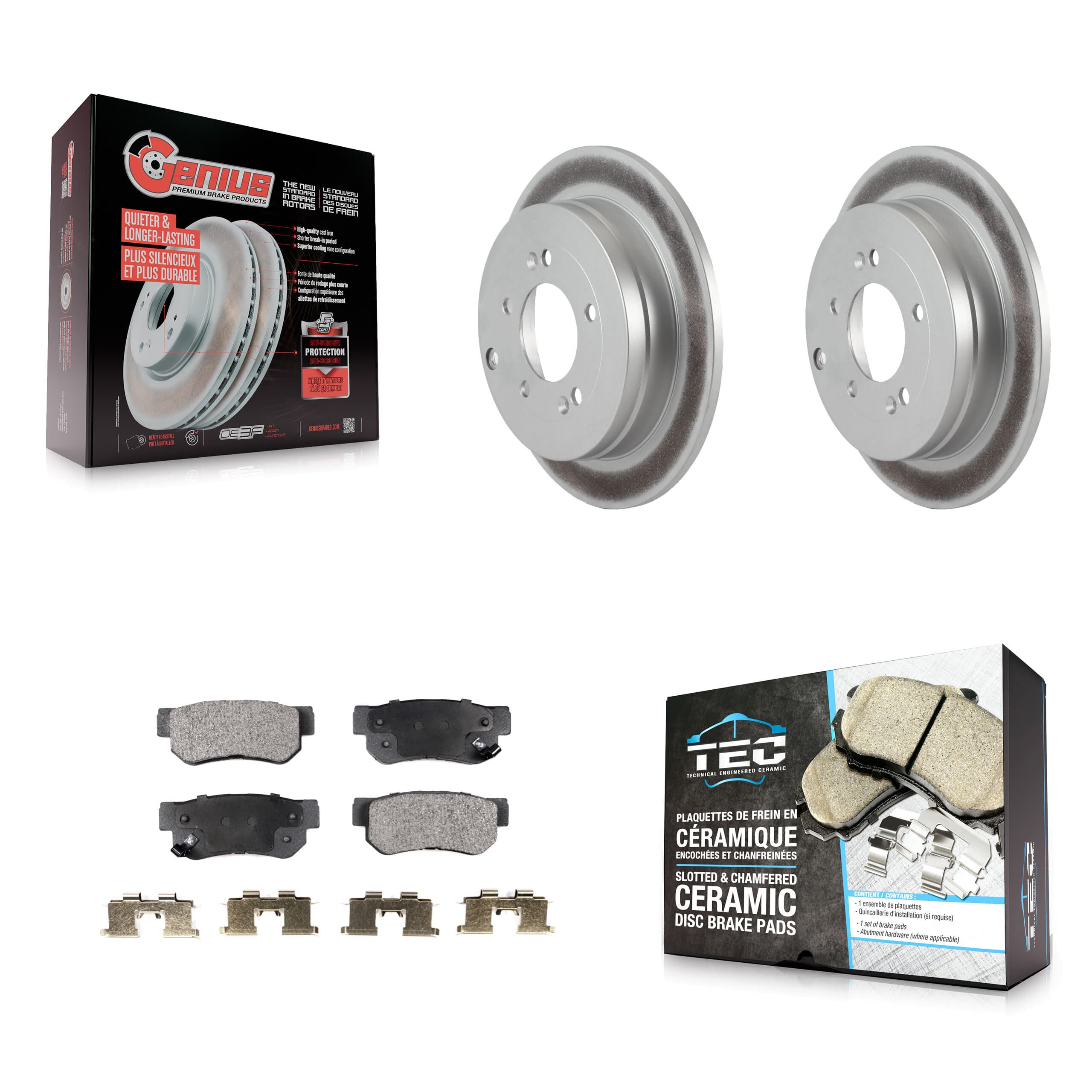 Transit Auto - KGT-101525 - Rear Disc Brake Kits image 1
