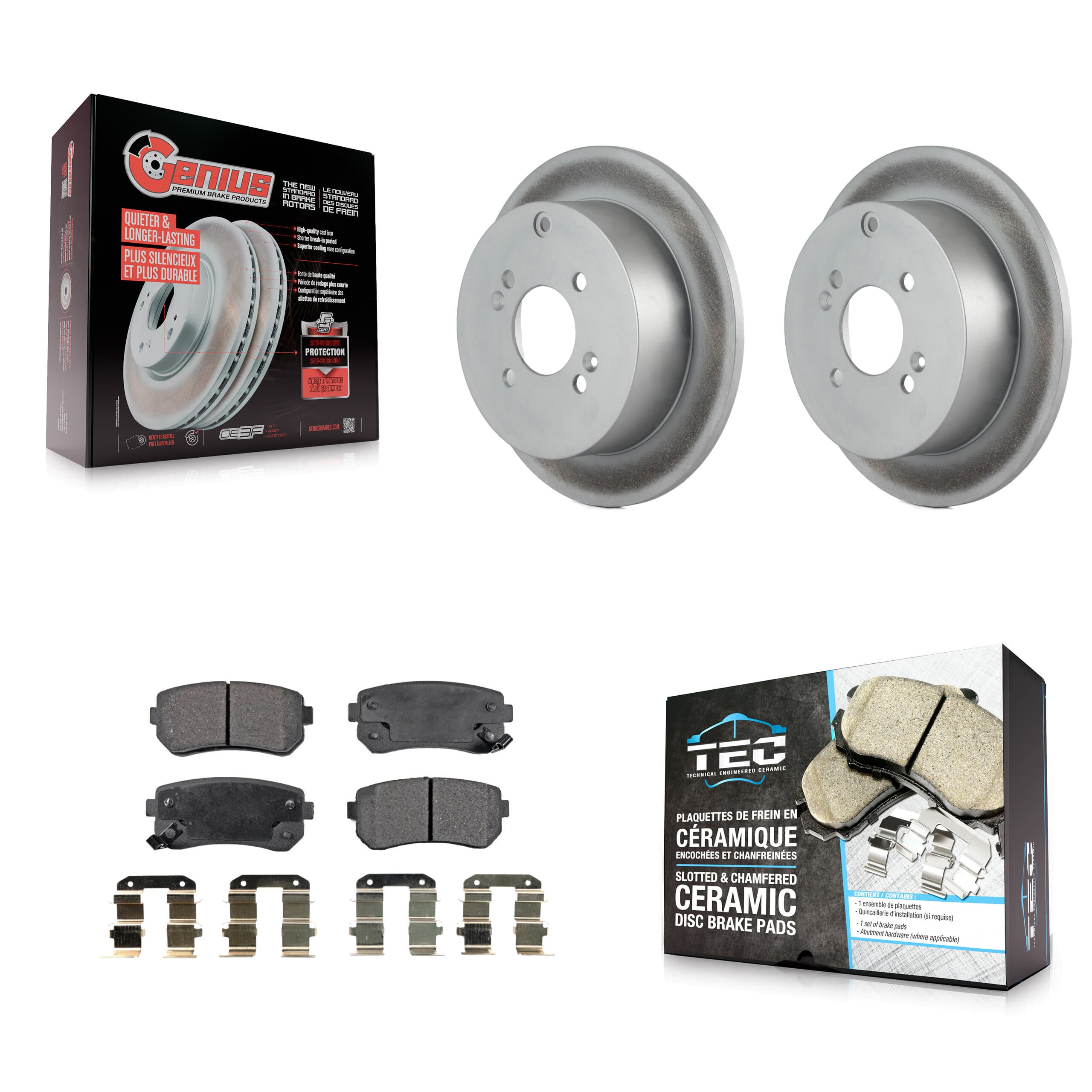 Transit Auto - KGT-101526 - Rear Disc Brake Kits image 1