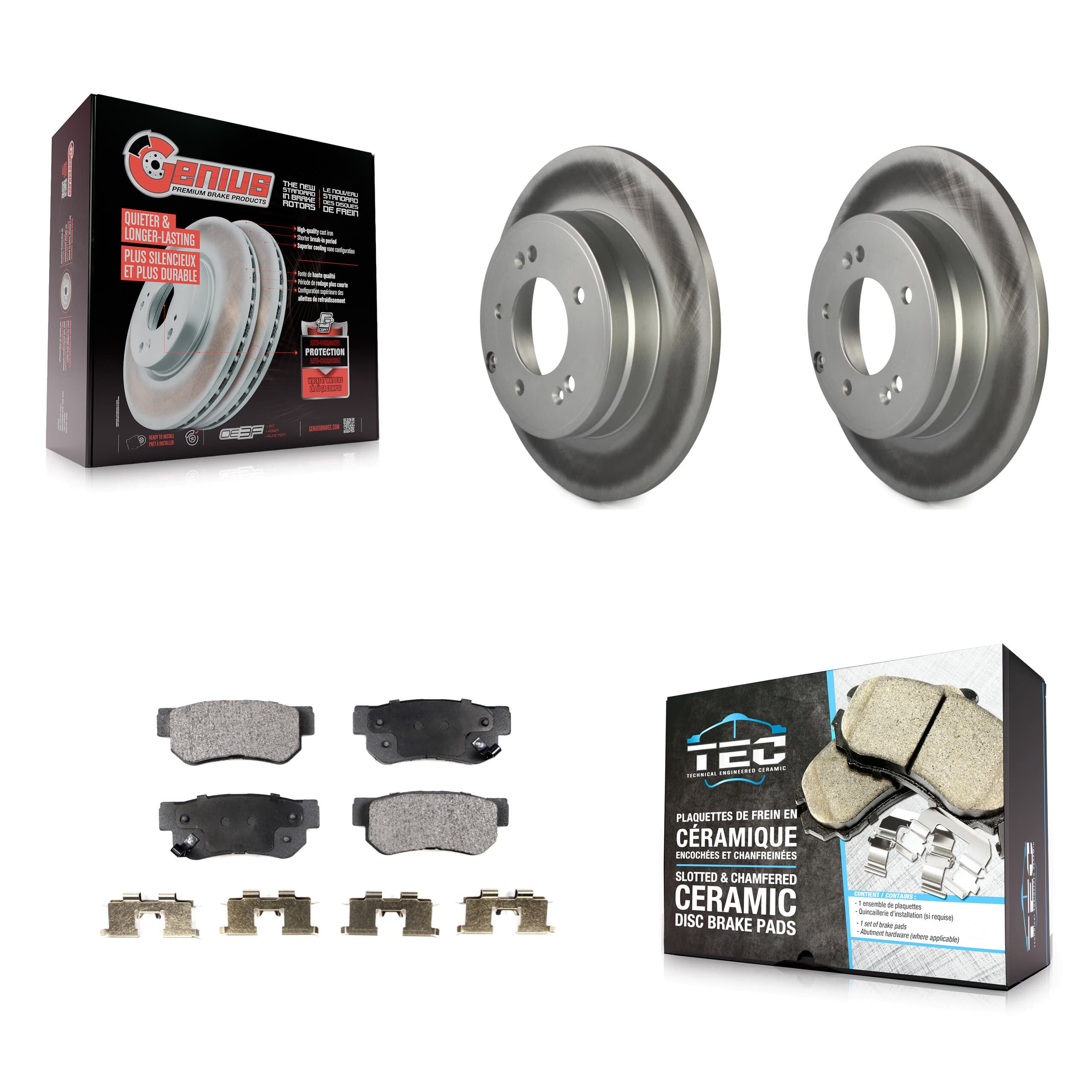 Transit Auto - KGT-101529 - Rear Disc Brake Kits image 1