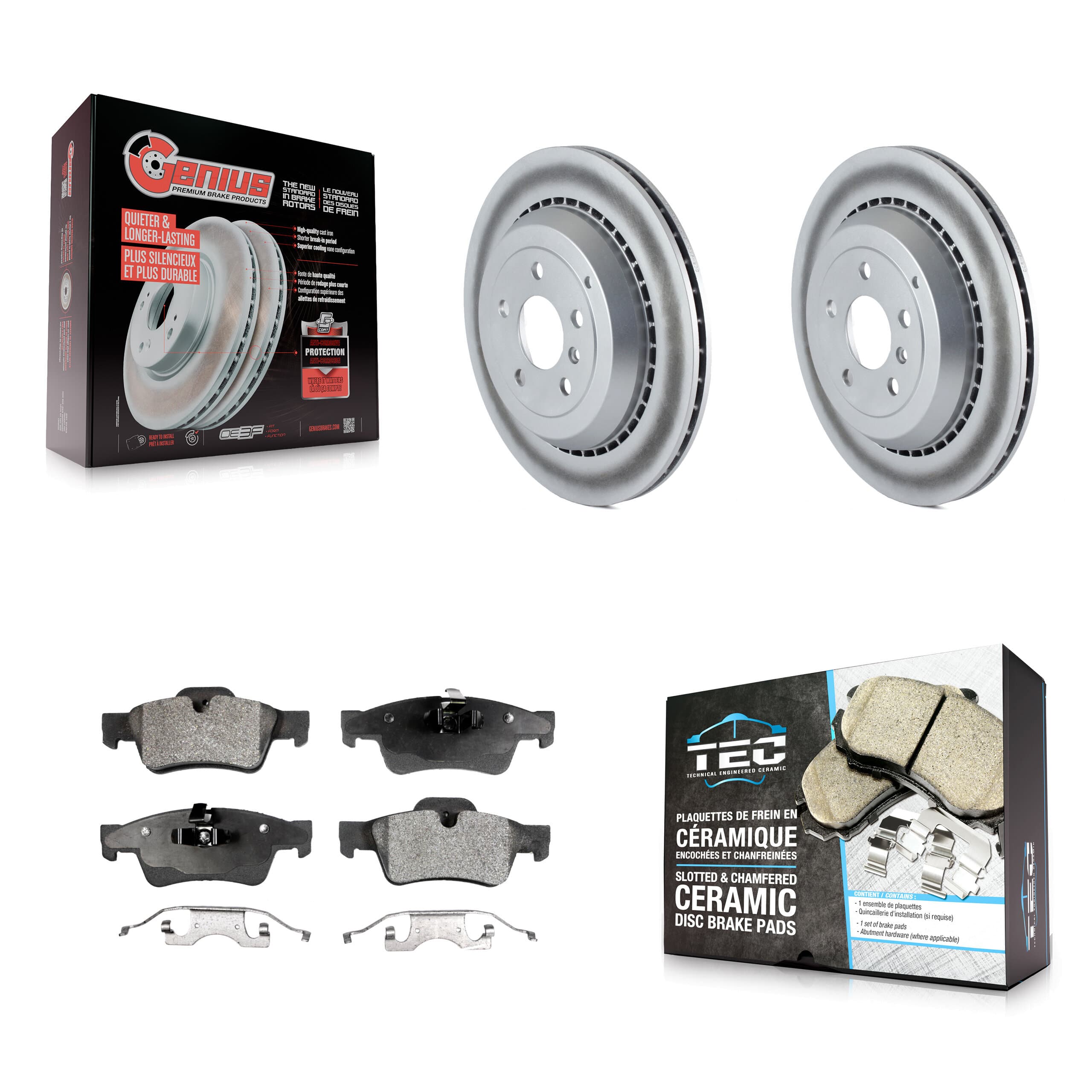 Transit Auto - KGT-101532 - Rear Disc Brake Kits image 1