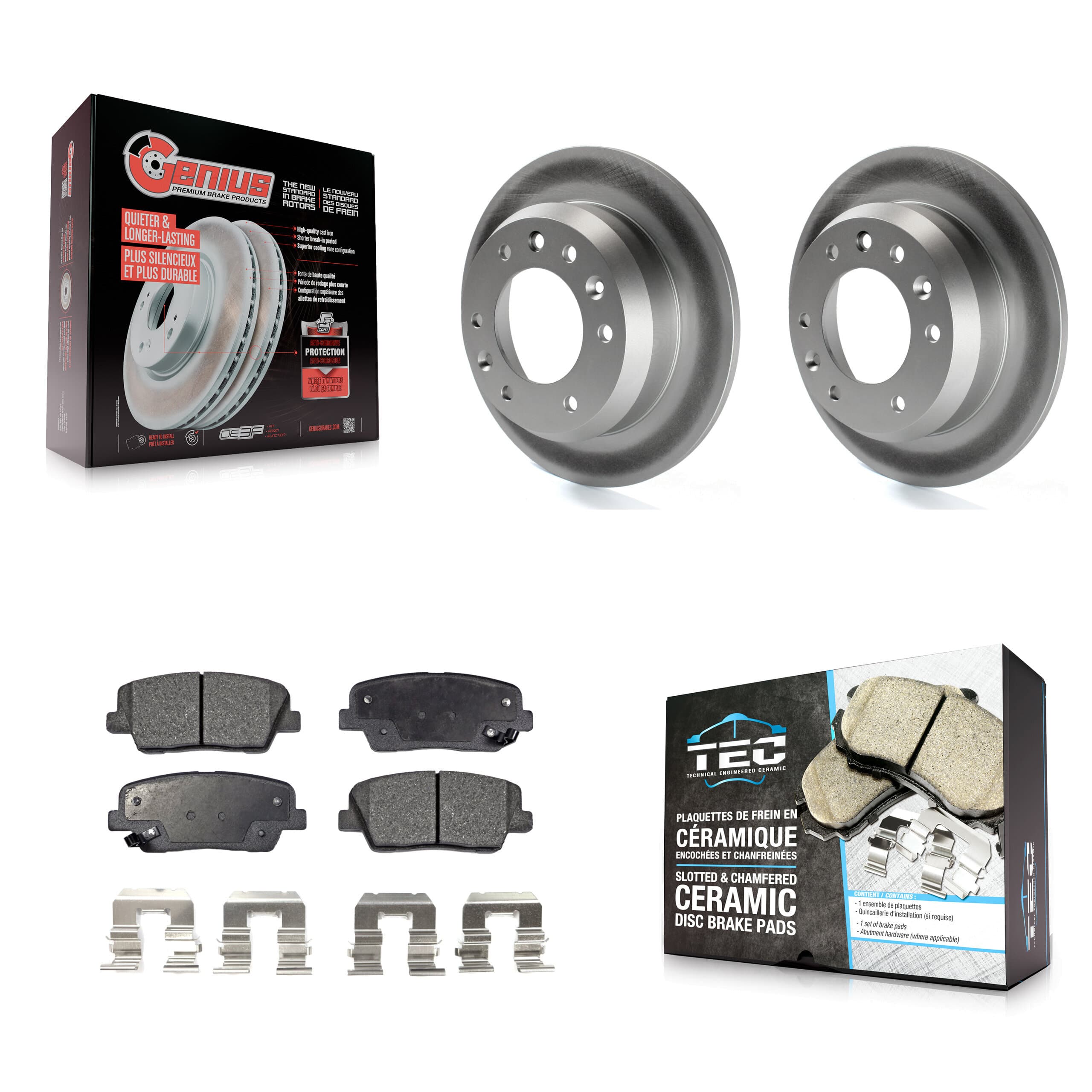 Transit Auto - KGT-101536 - Rear Disc Brake Kits image 1