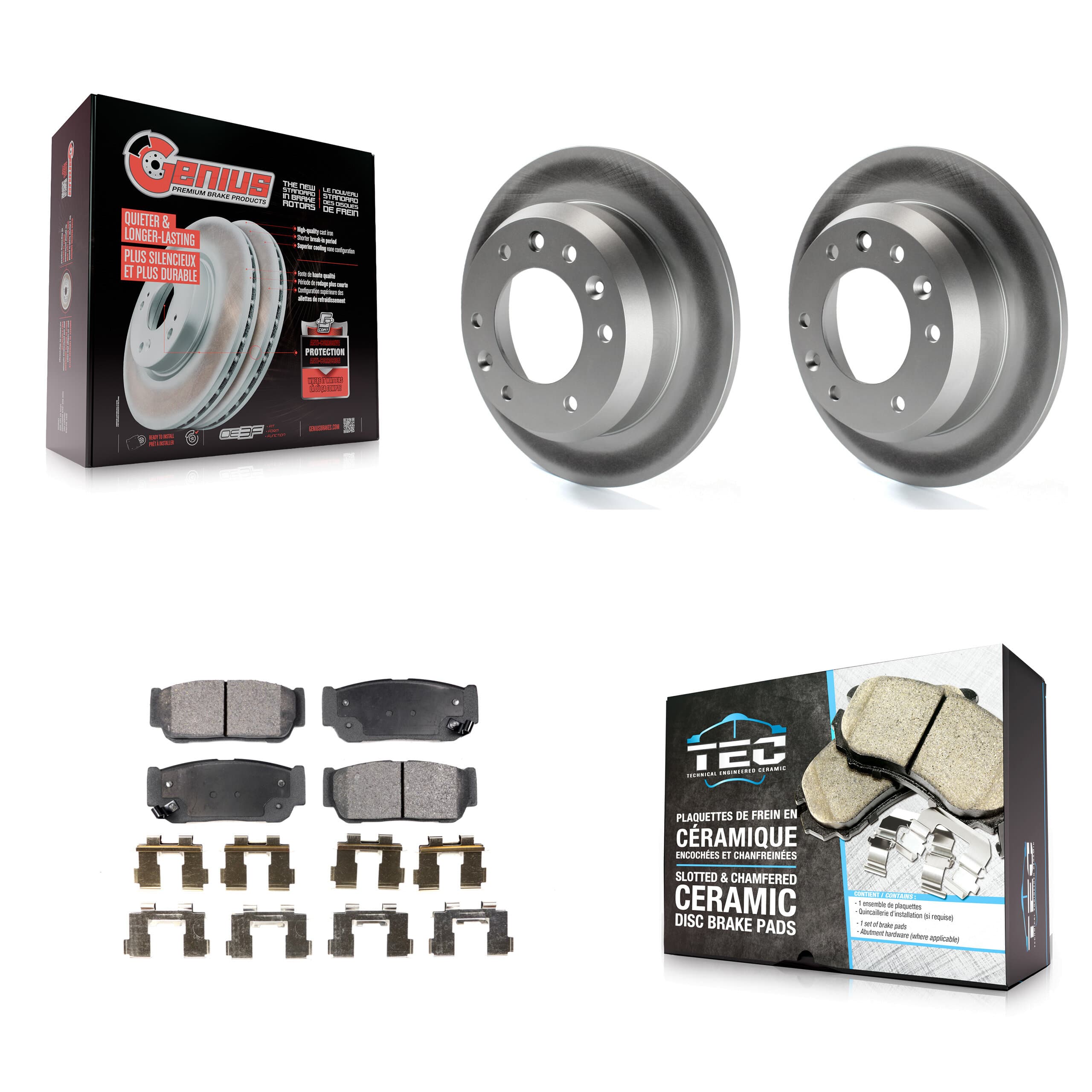 Transit Auto - KGT-101537 - Rear Disc Brake Kits image 1