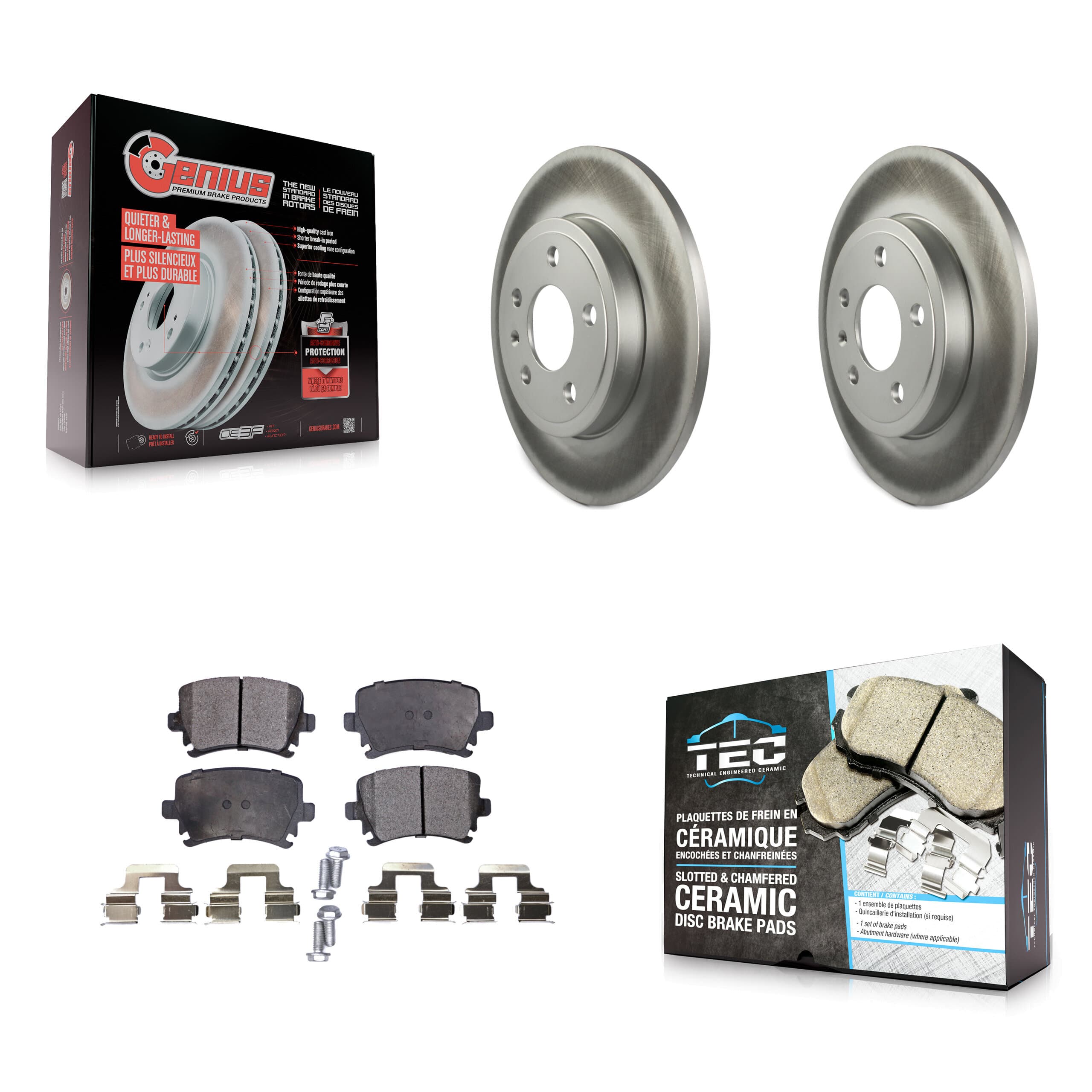 Transit Auto - KGT-101539 - Rear Disc Brake Kits image 1