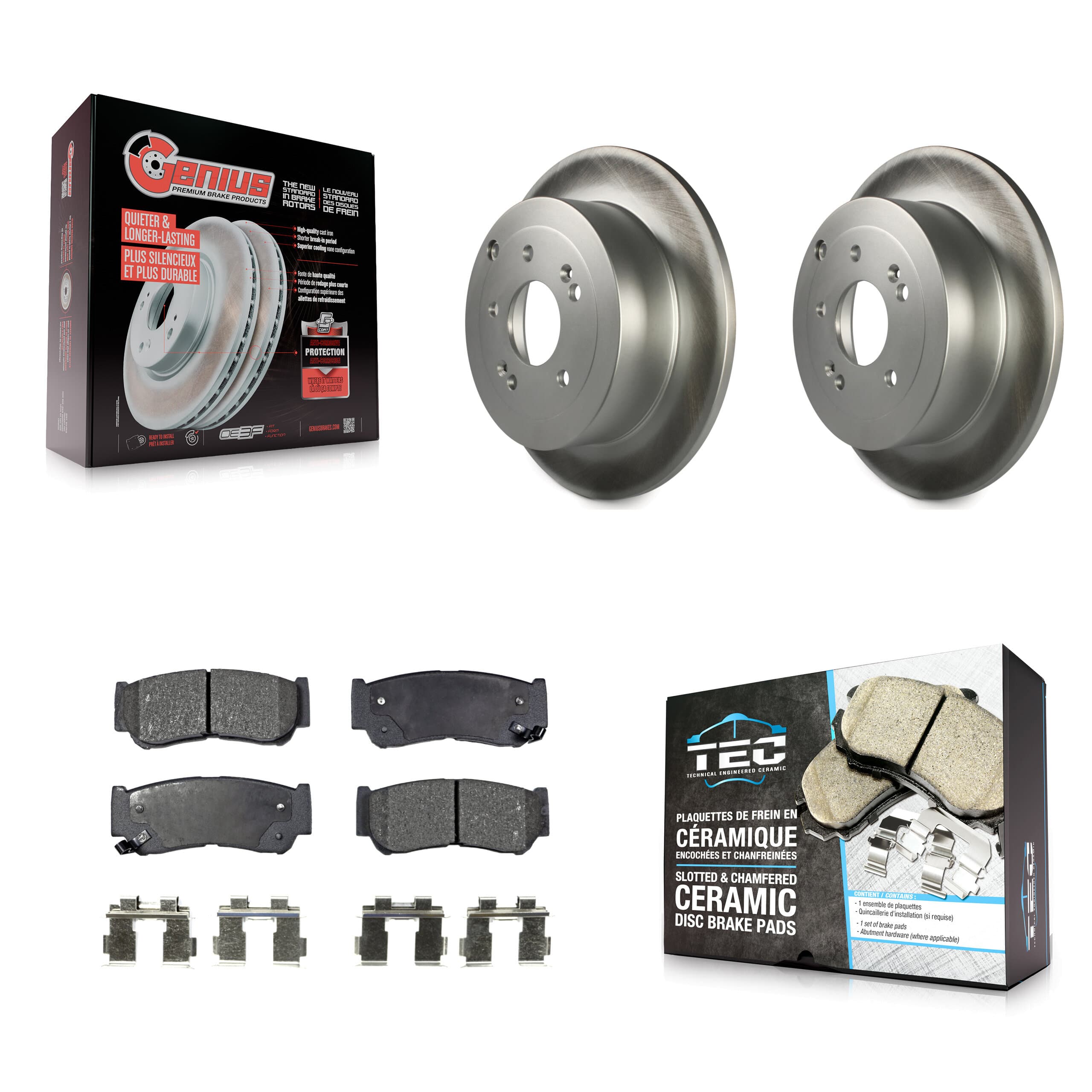 Transit Auto - KGT-101543 - Rear Disc Brake Kits image 1