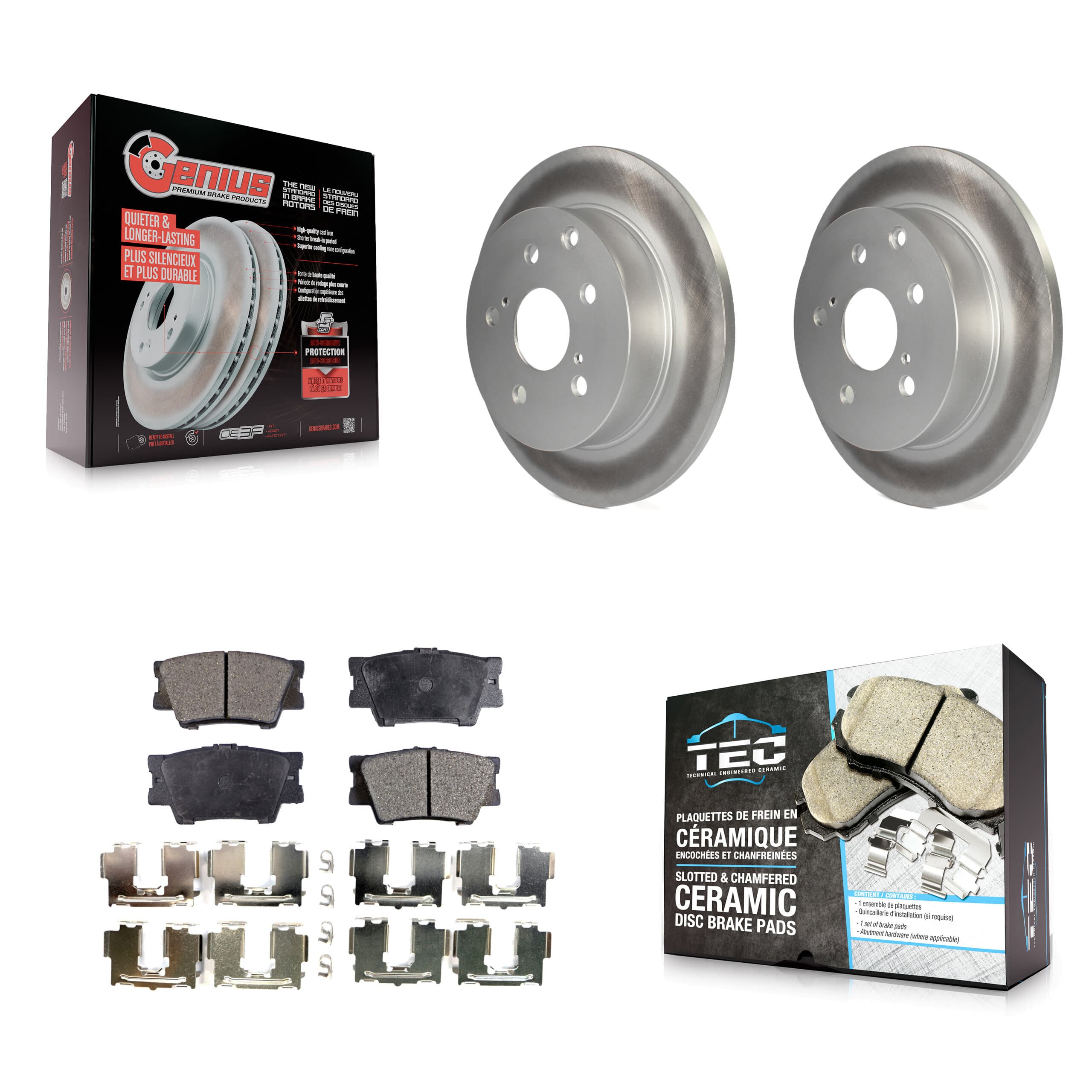 Transit Auto - KGT-101544 - Rear Disc Brake Kits image 1