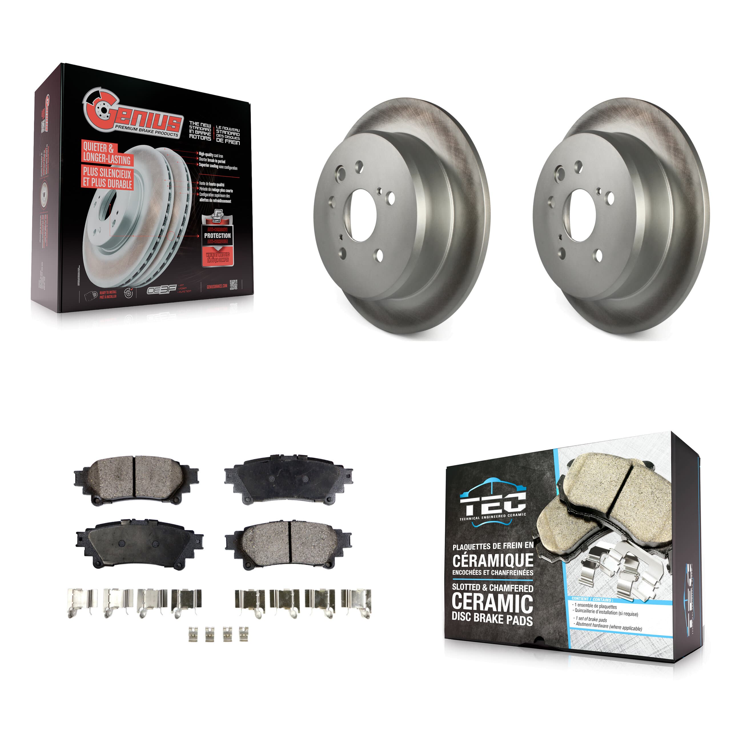 Transit Auto - KGT-101549 - Rear Disc Brake Kits image 1