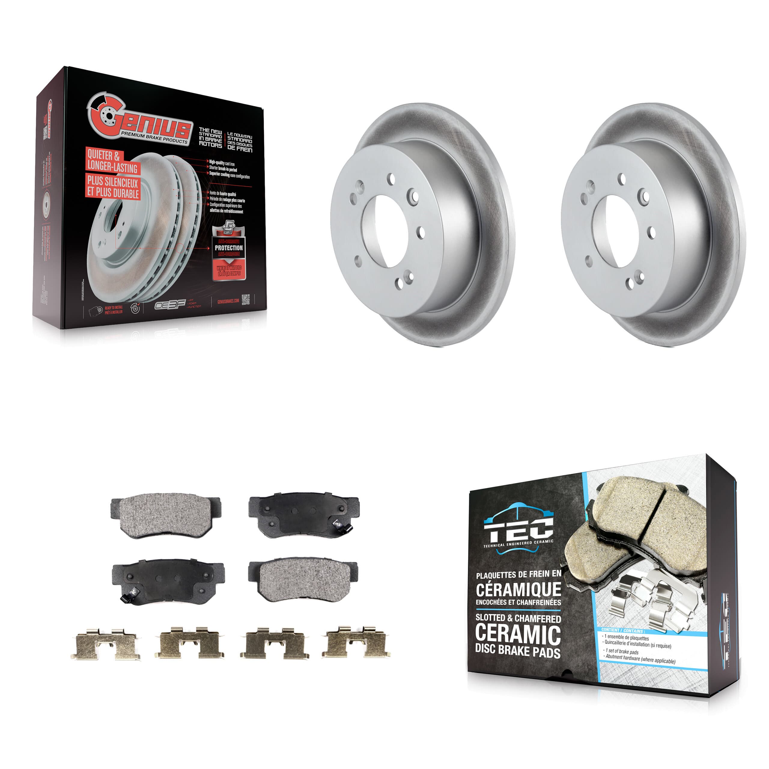Transit Auto - KGT-101555 - Rear Disc Brake Kits image 1