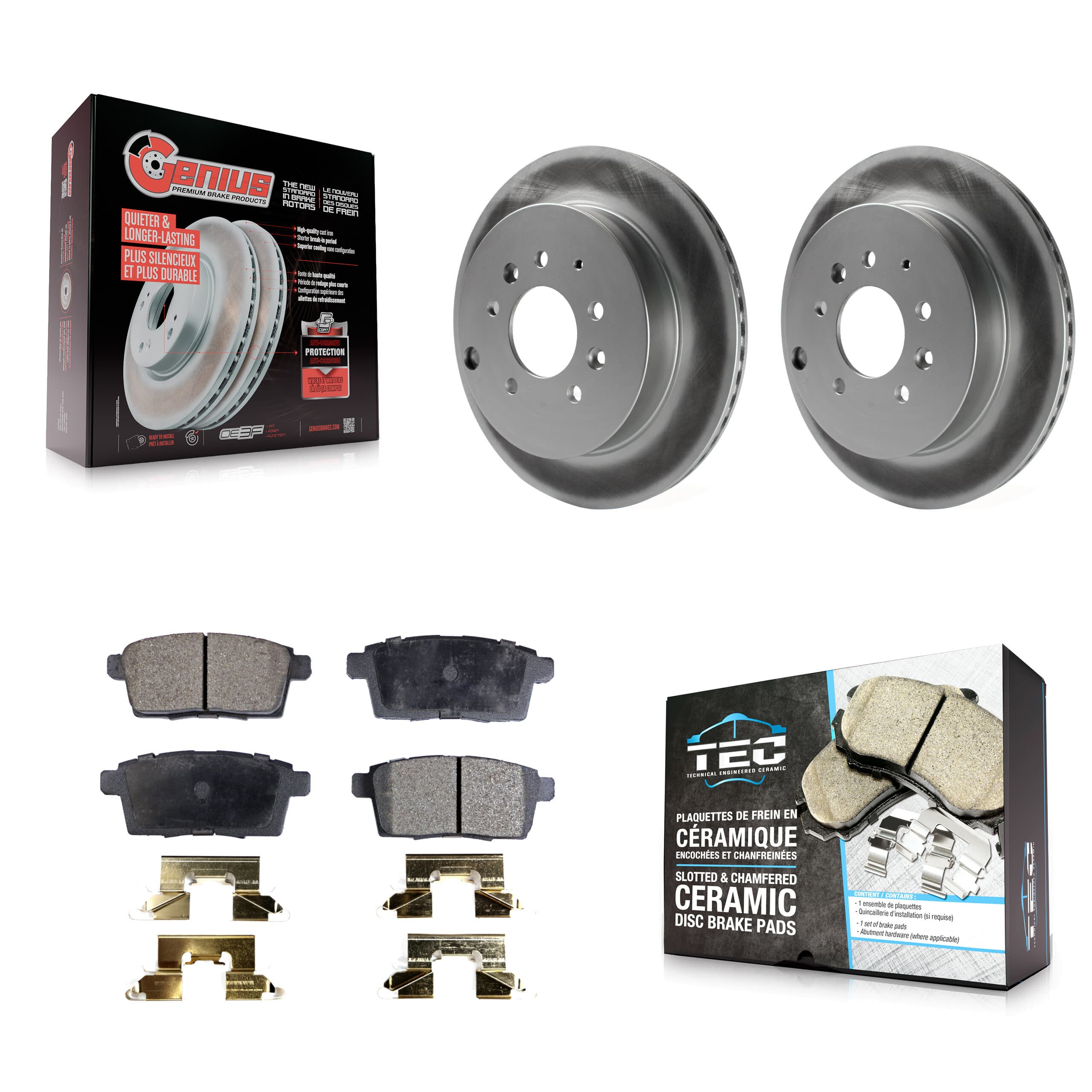 Transit Auto - KGT-101557 - Rear Disc Brake Kits image 1