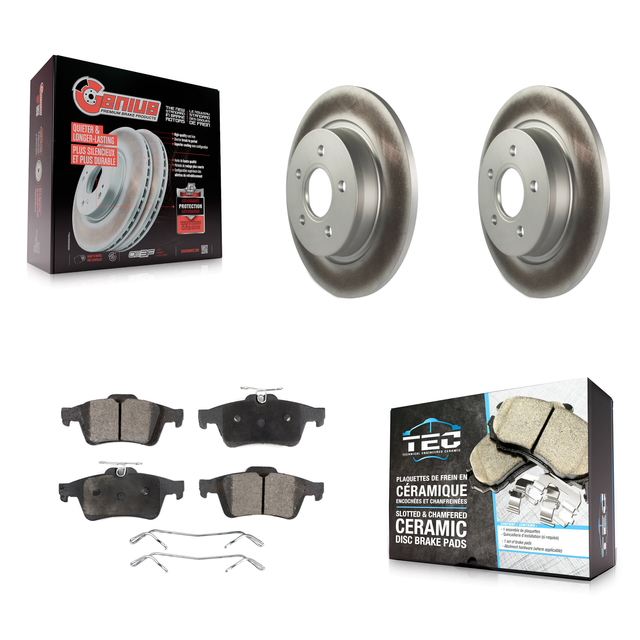 Transit Auto - KGT-101559 - Rear Disc Brake Kits image 1