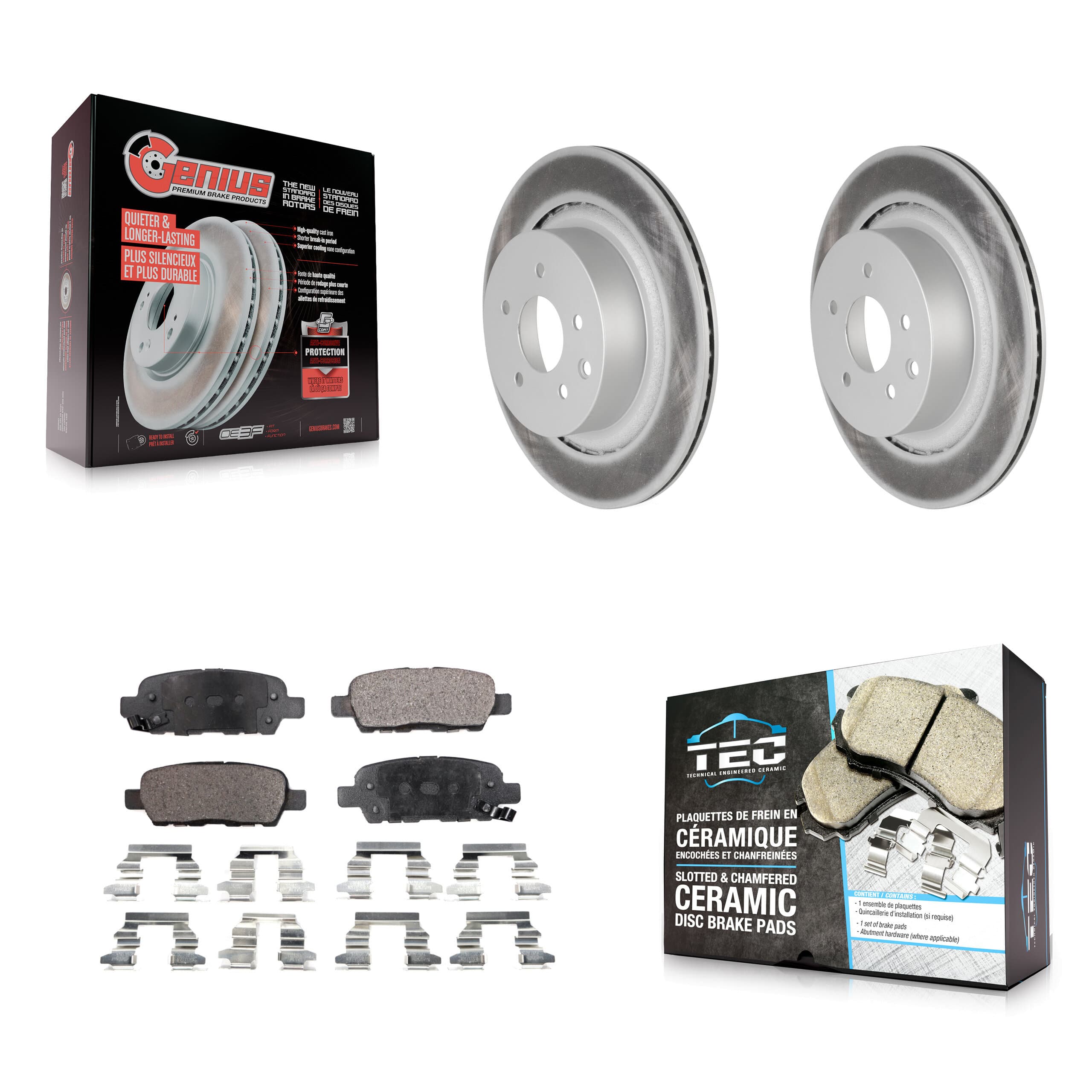 Transit Auto - KGT-101561 - Rear Disc Brake Kits image 1
