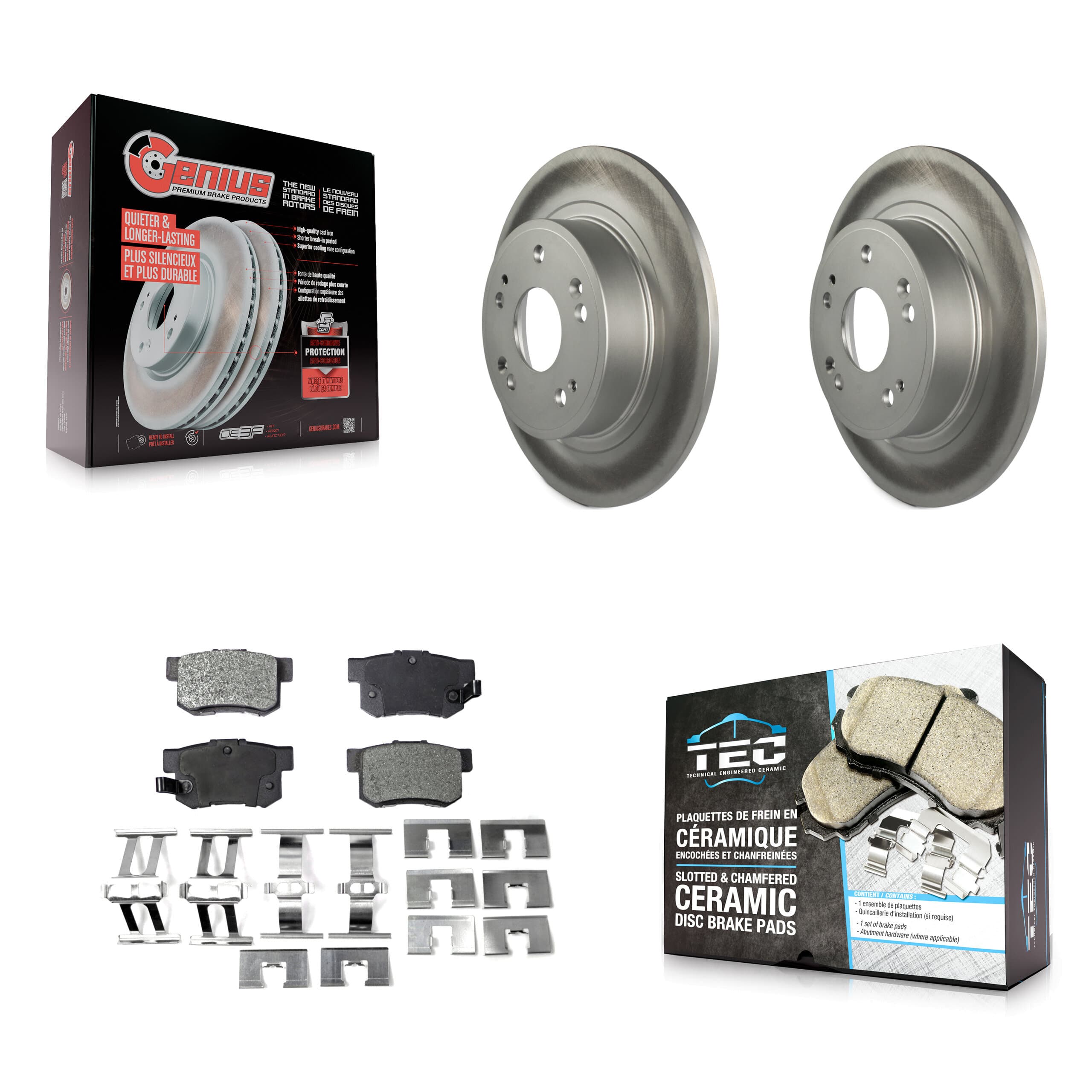 Transit Auto - KGT-101563 - Rear Disc Brake Kits image 1
