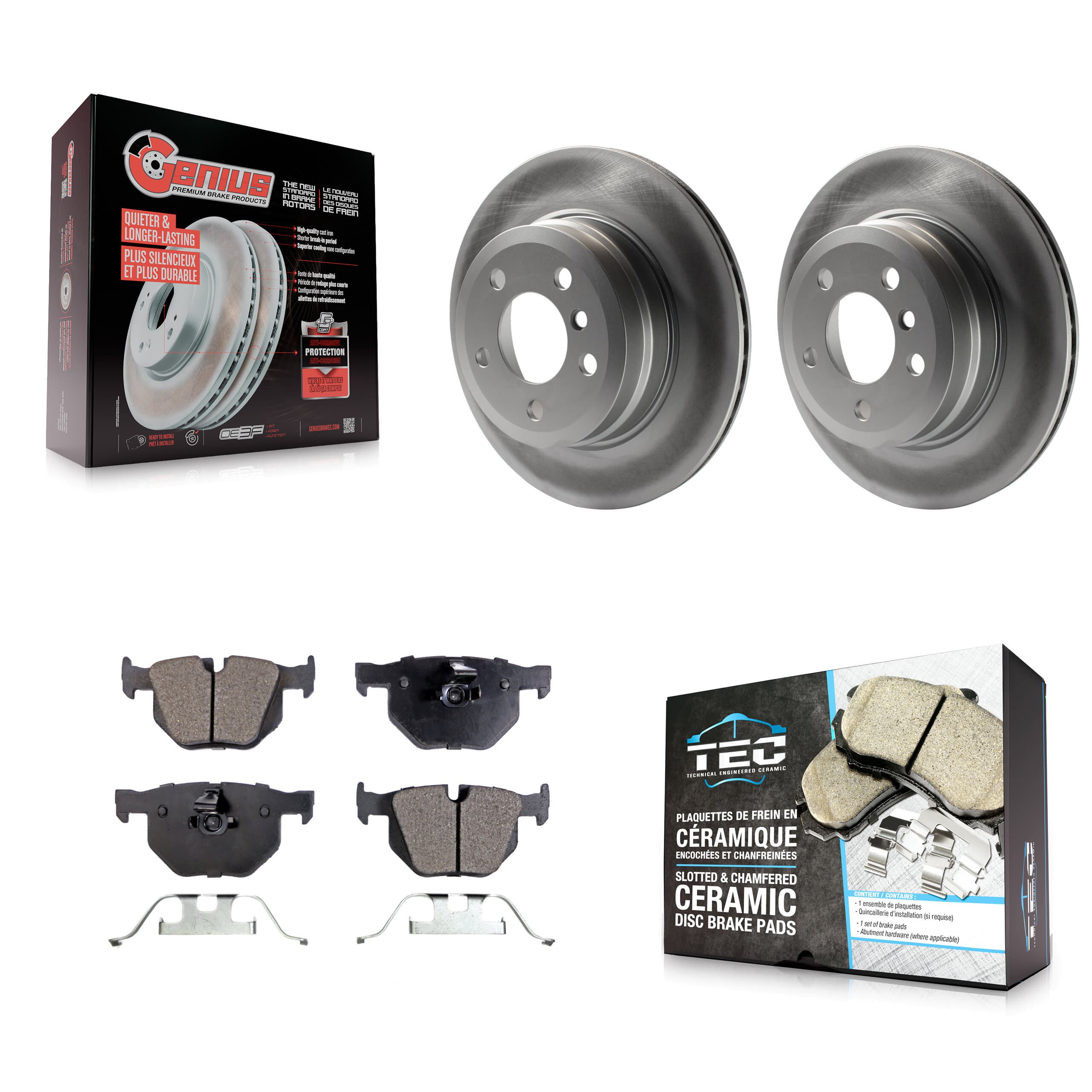 Transit Auto - KGT-101566 - Rear Disc Brake Kits image 1