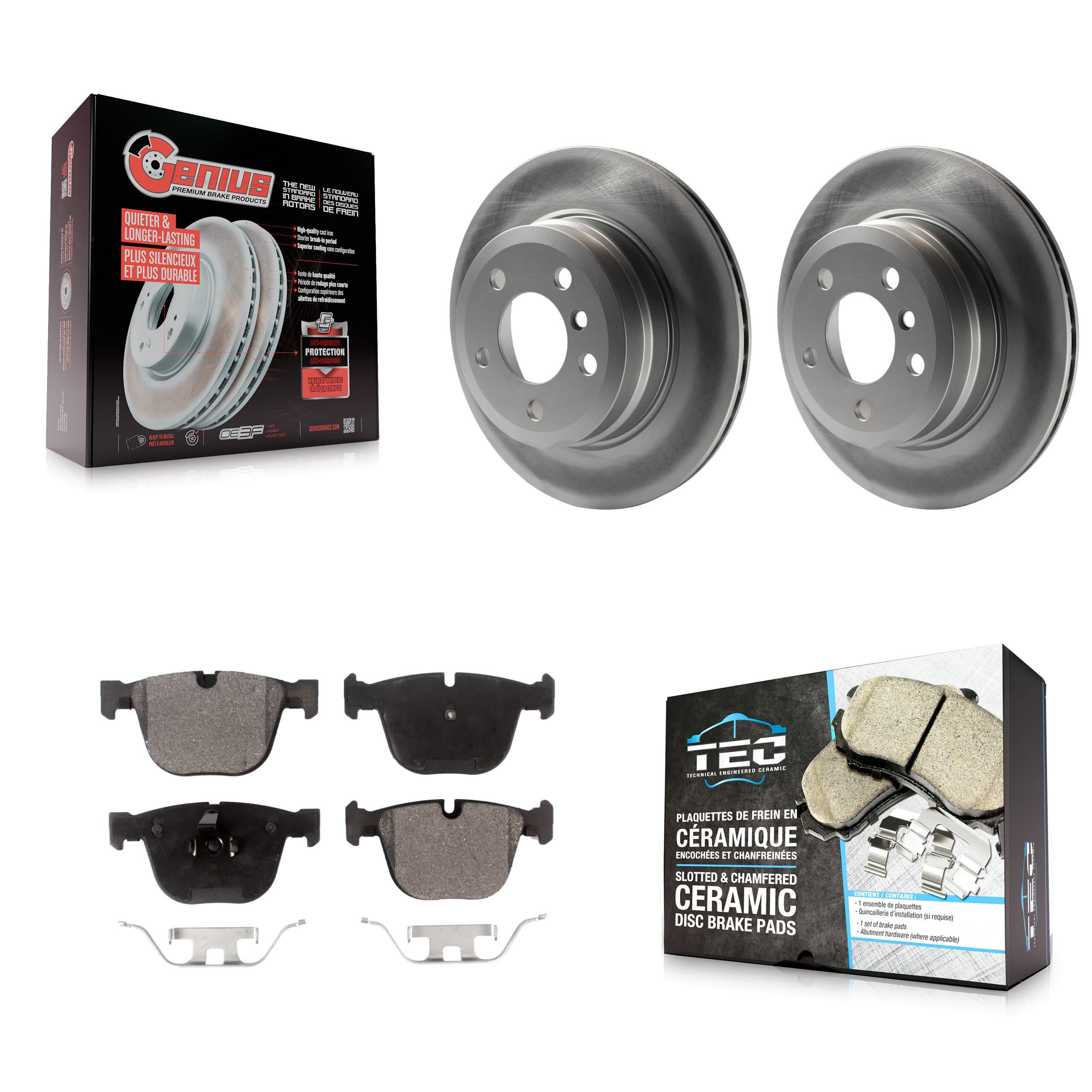Transit Auto - KGT-101567 - Rear Disc Brake Kits image 1