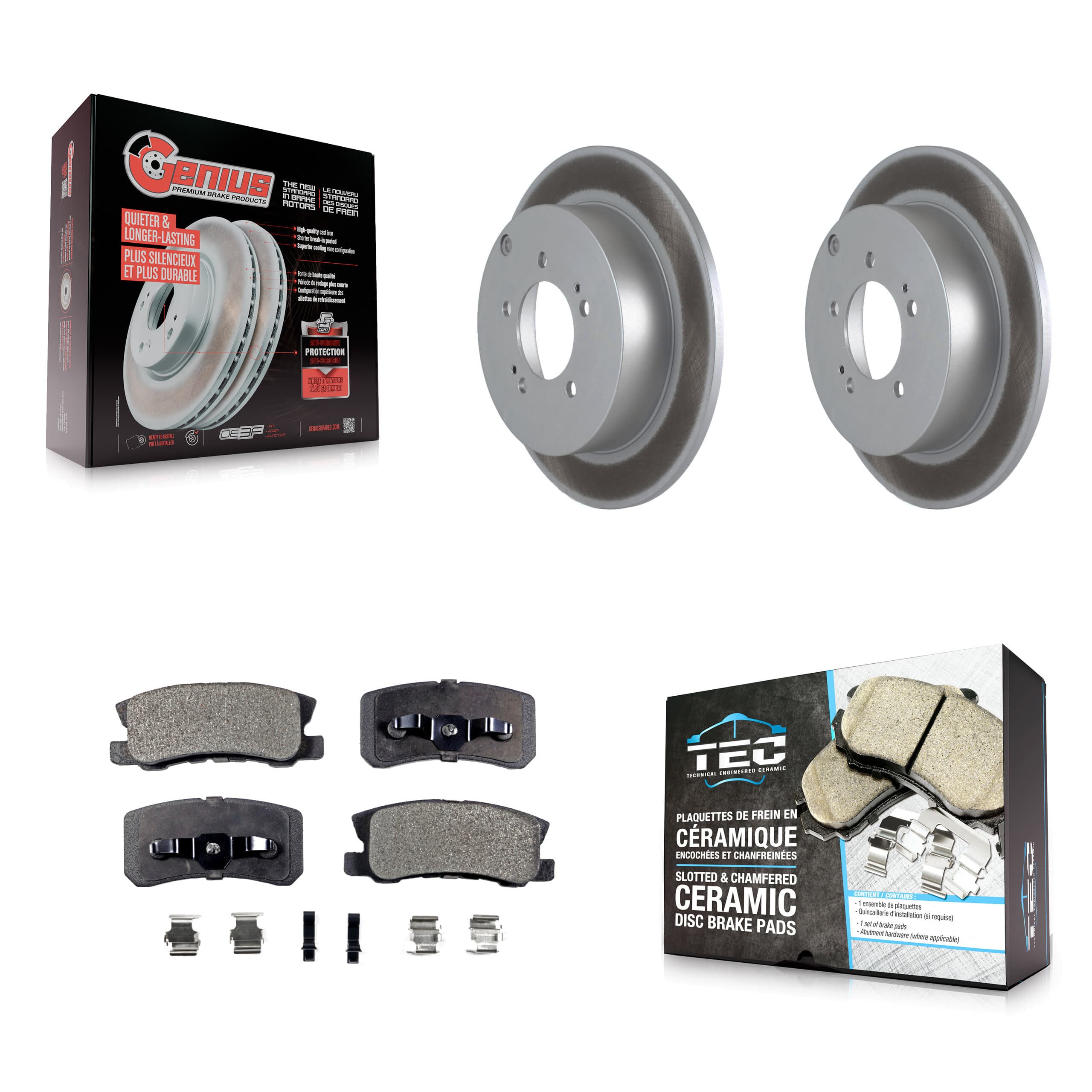 Transit Auto - KGT-101569 - Rear Disc Brake Kits image 1