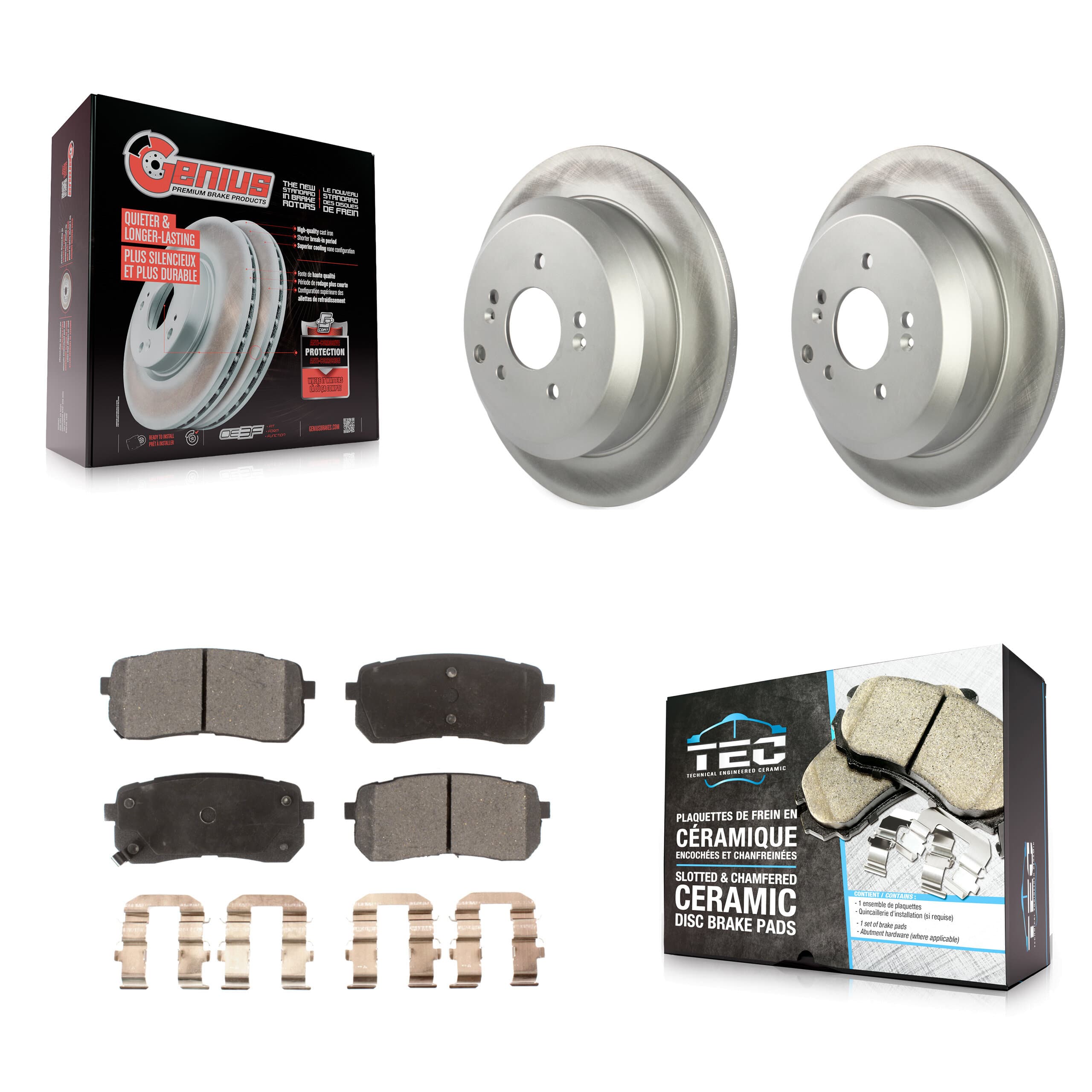 Transit Auto - KGT-101570 - Rear Disc Brake Kits image 1