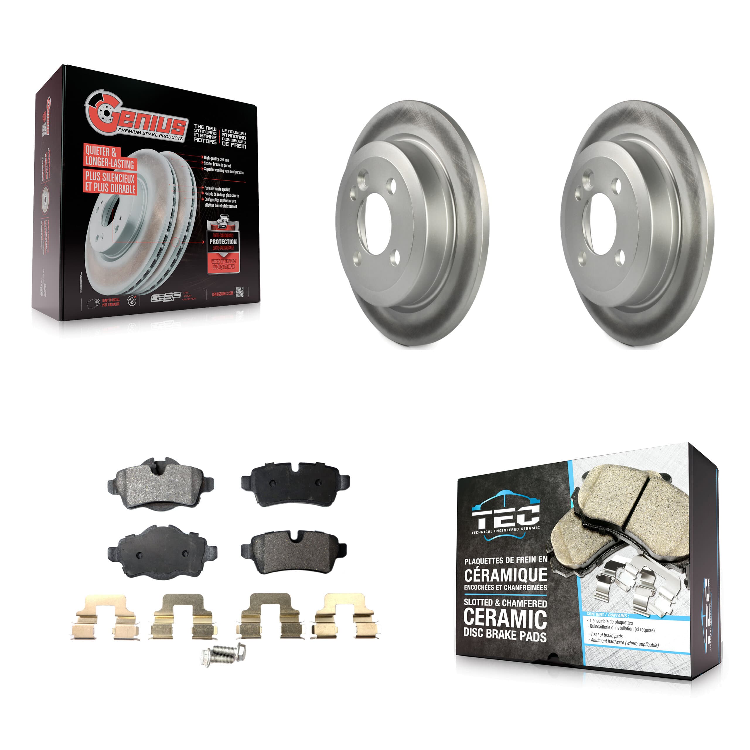 Transit Auto - KGT-101572 - Rear Disc Brake Kits image 1