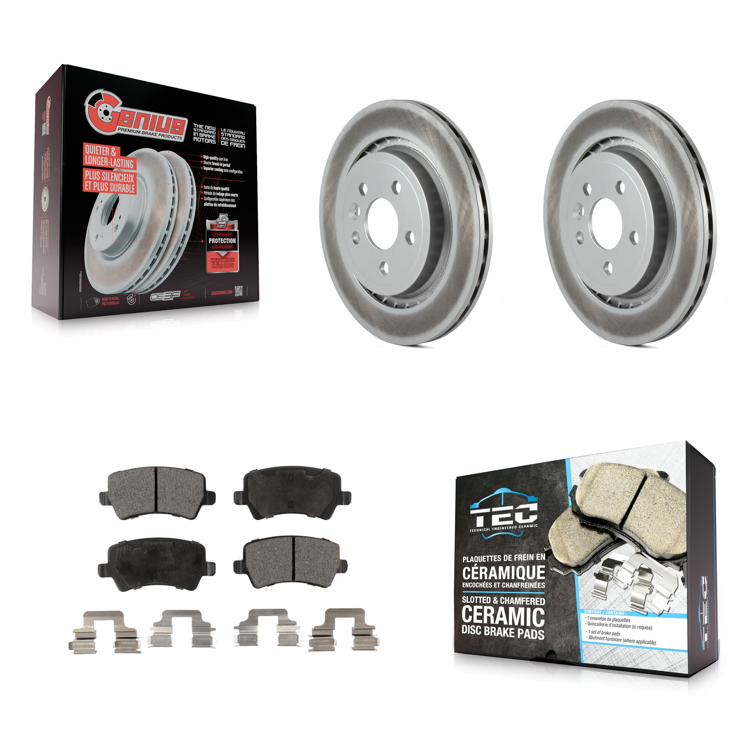 Transit Auto - KGT-101575 - Rear Disc Brake Kits image 1
