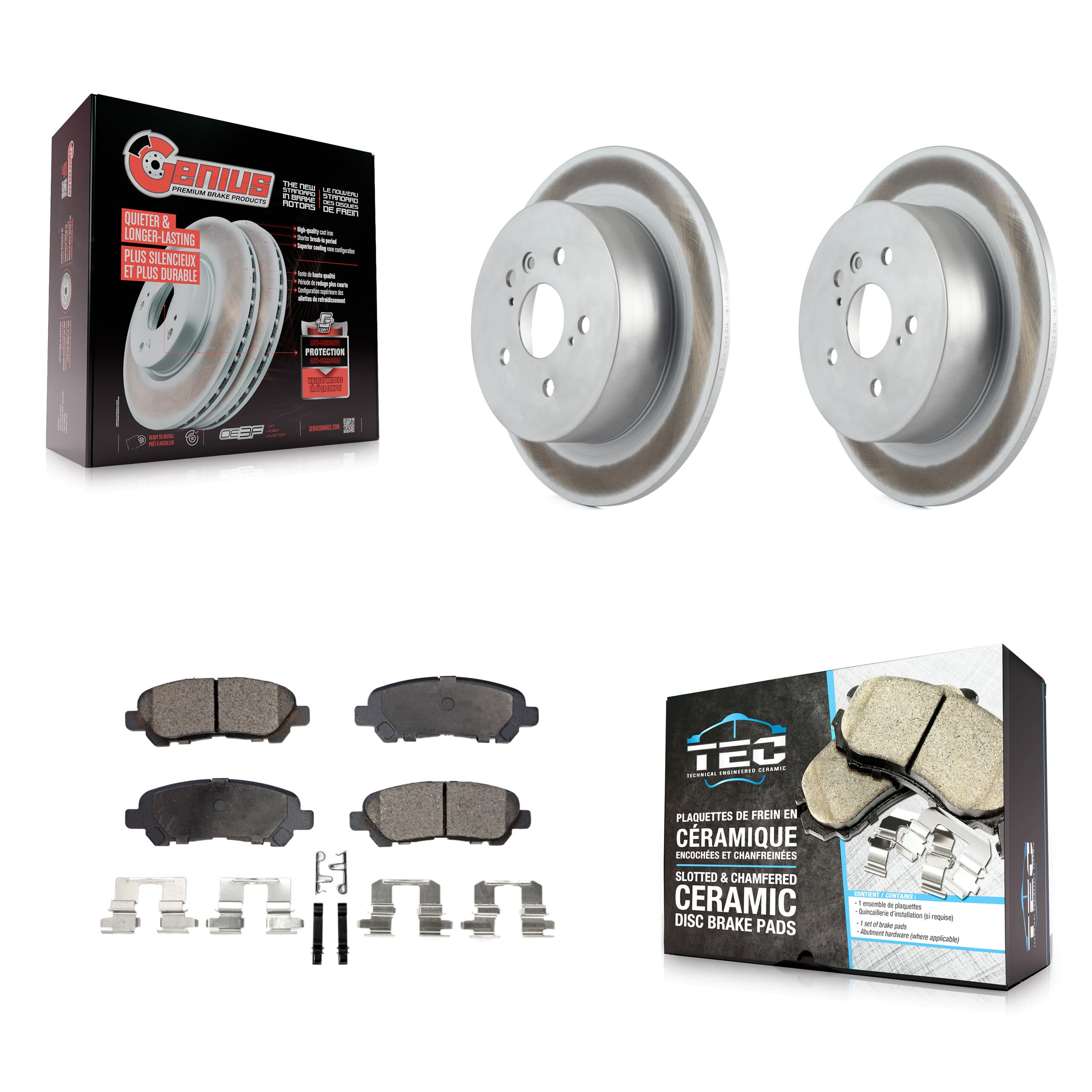 Transit Auto - KGT-101577 - Rear Disc Brake Kits image 1