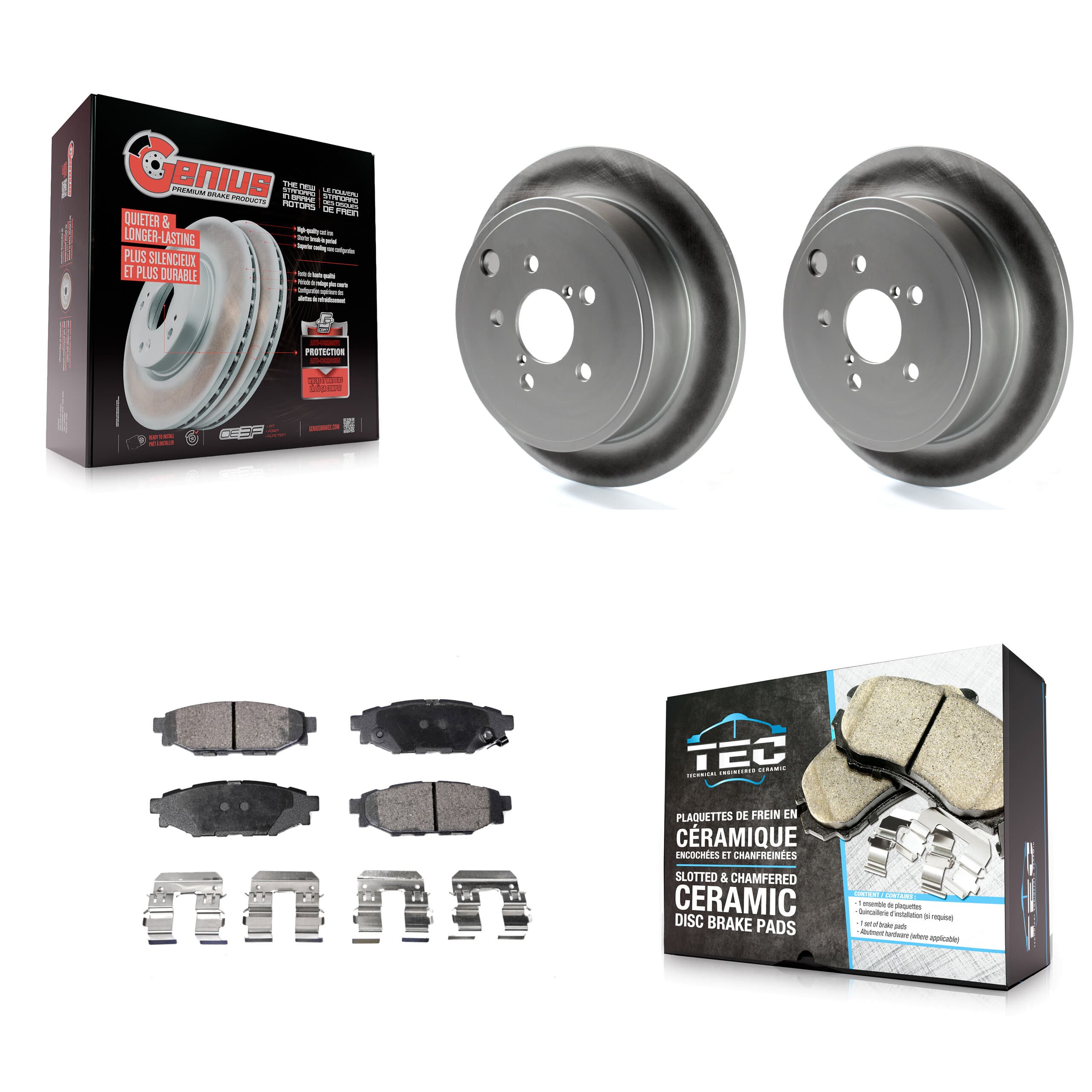 Transit Auto - KGT-101581 - Rear Disc Brake Kits image 1