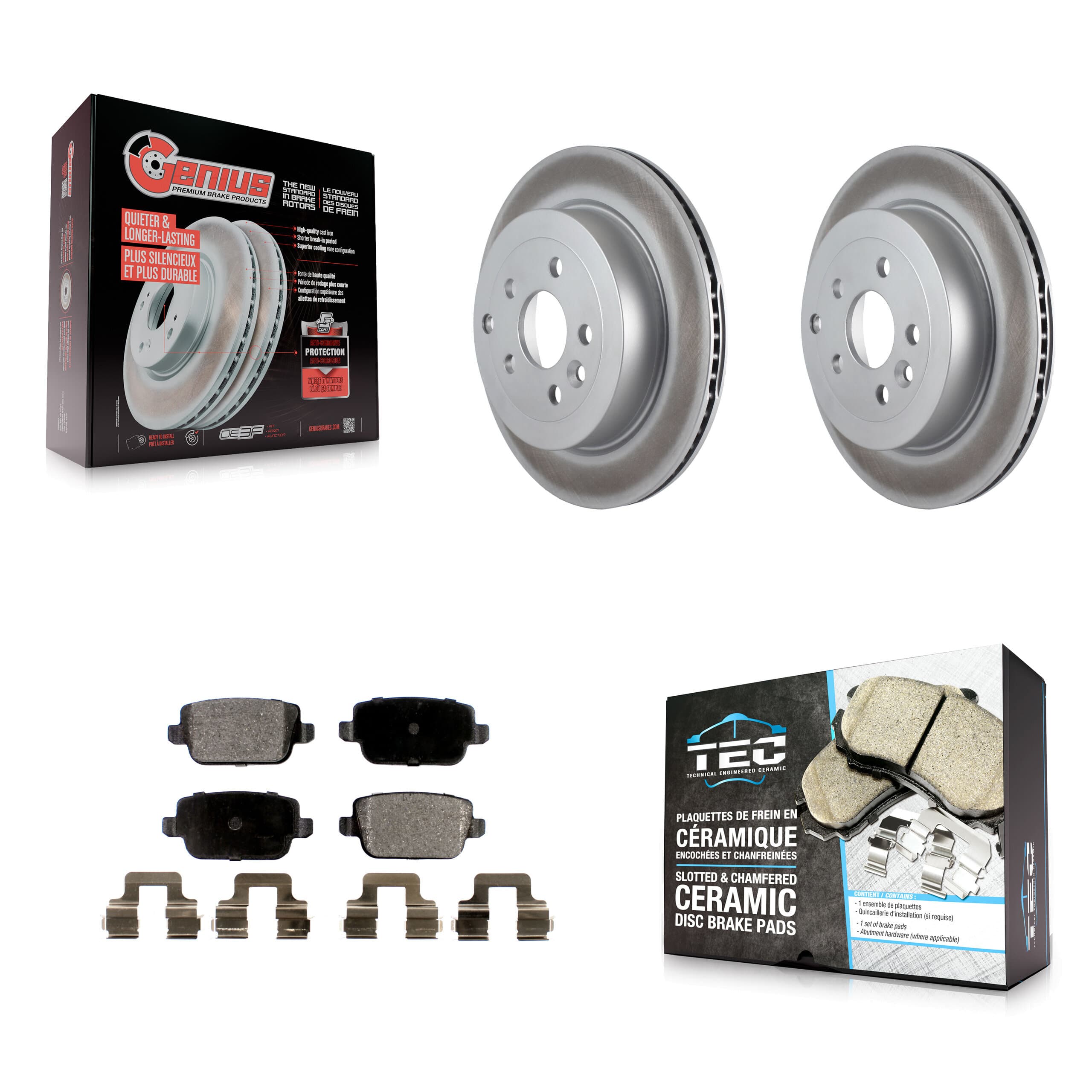 Transit Auto - KGT-101582 - Rear Disc Brake Kits image 1