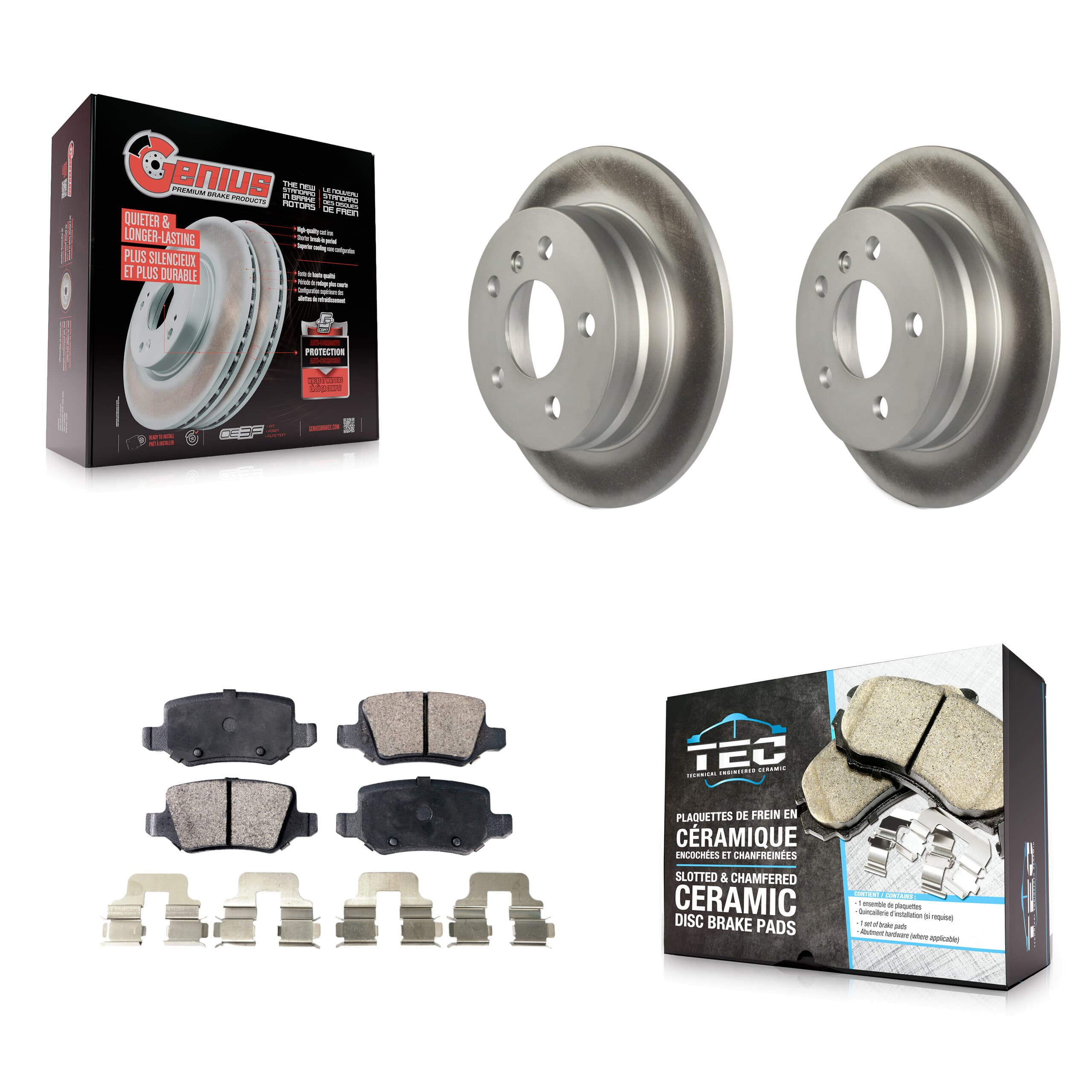 Transit Auto - KGT-101586 - Rear Disc Brake Kits image 1