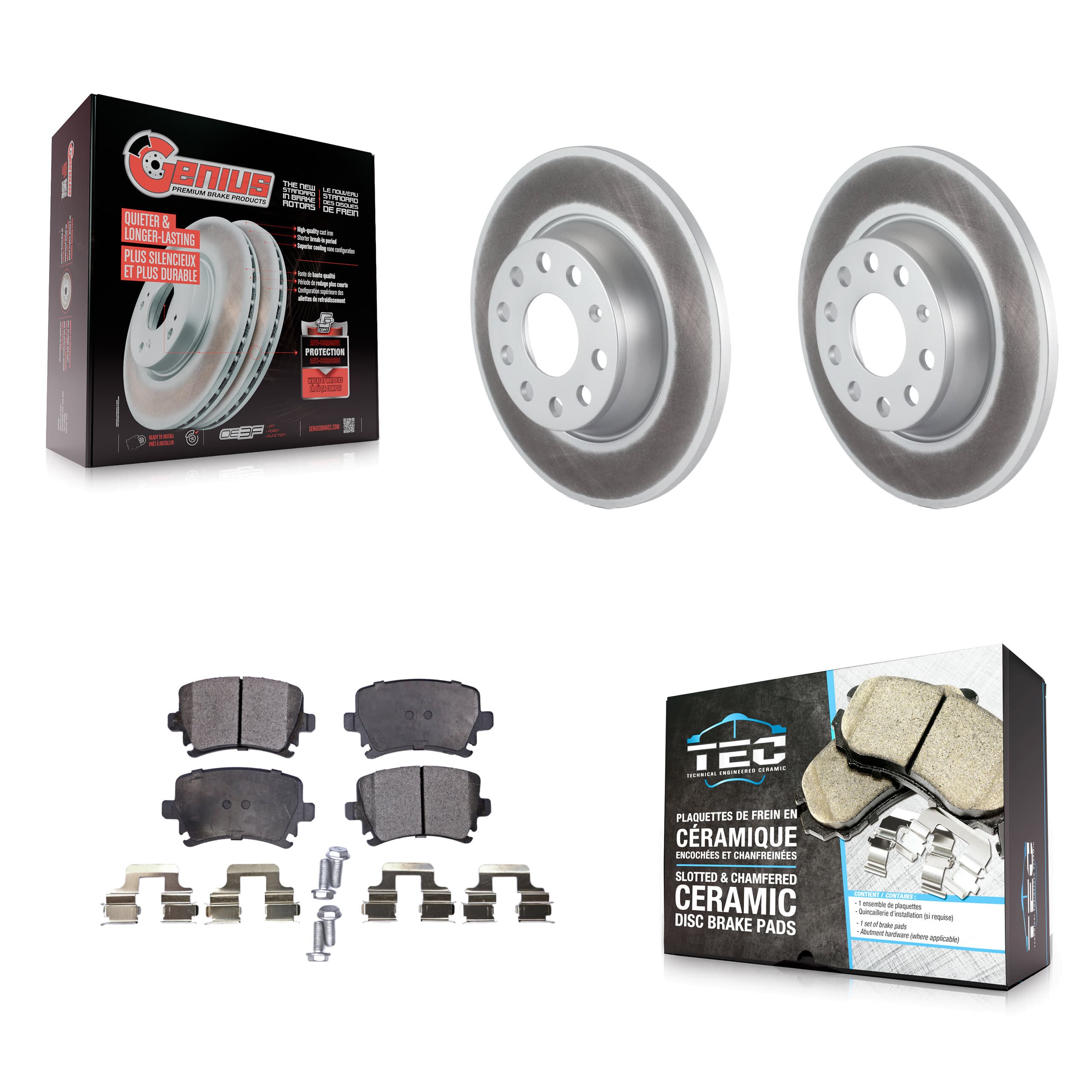 Transit Auto - KGT-101588 - Rear Disc Brake Kits image 1