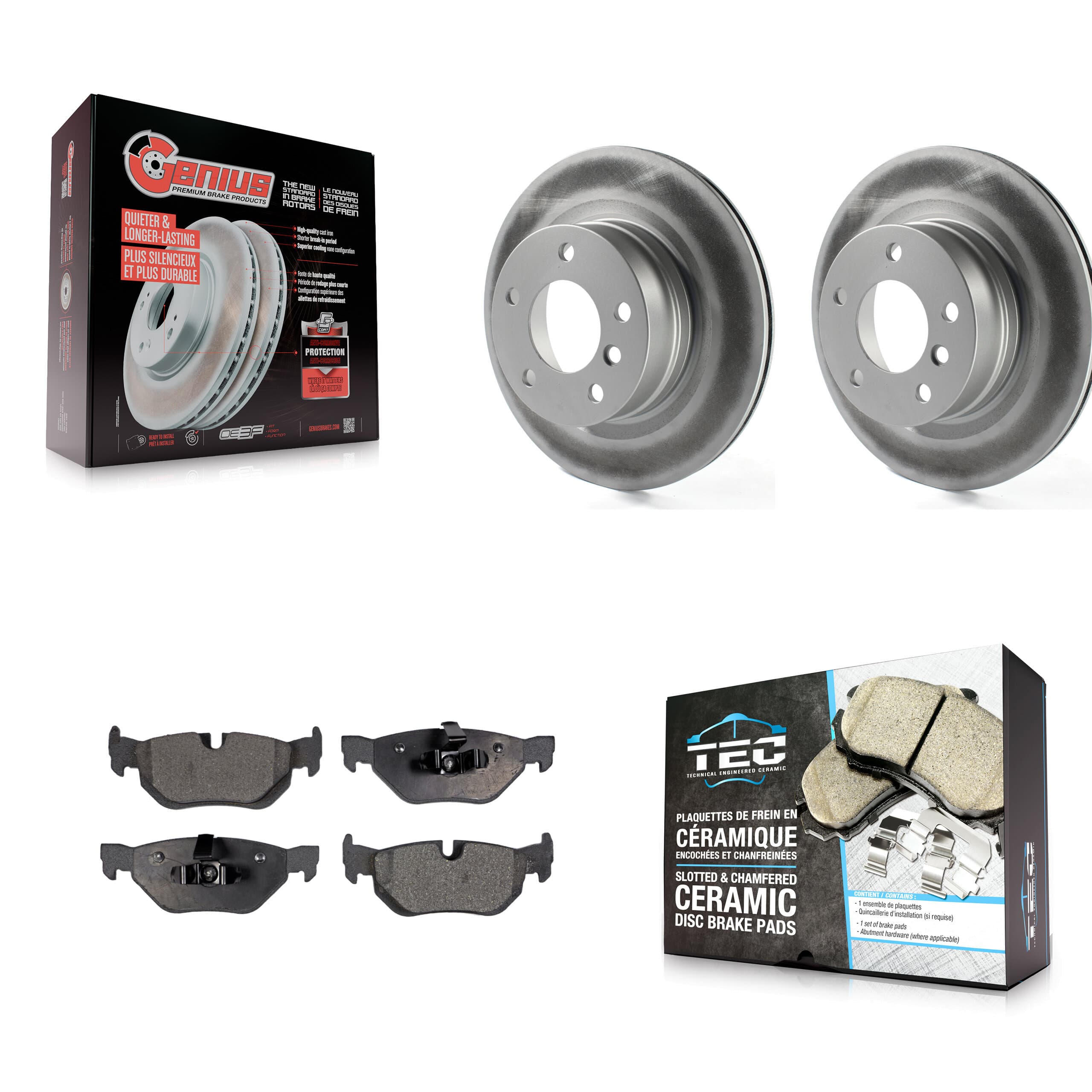 Transit Auto - KGT-101589 - Rear Disc Brake Kits image 1