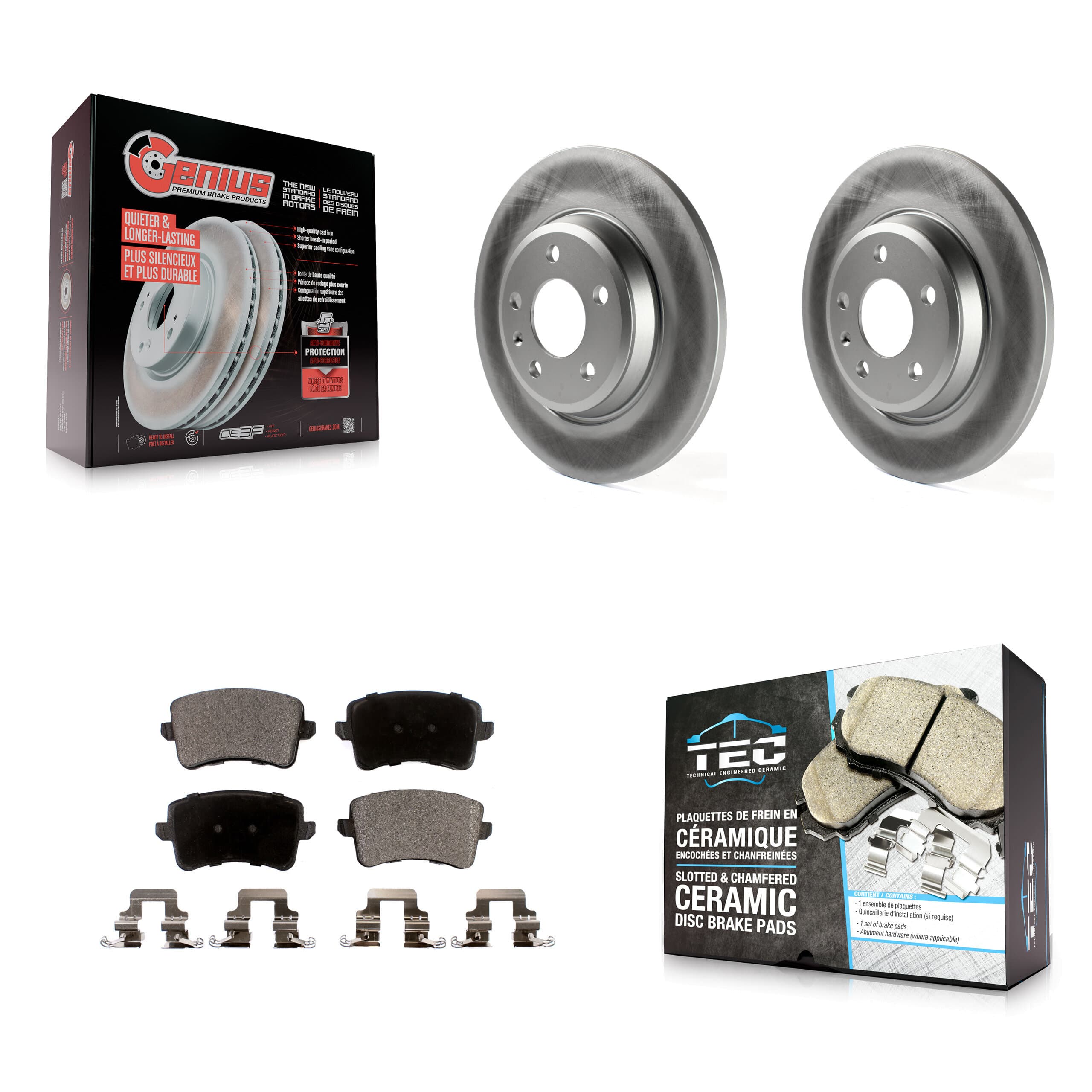 Transit Auto - KGT-101590 - Rear Disc Brake Kits image 1