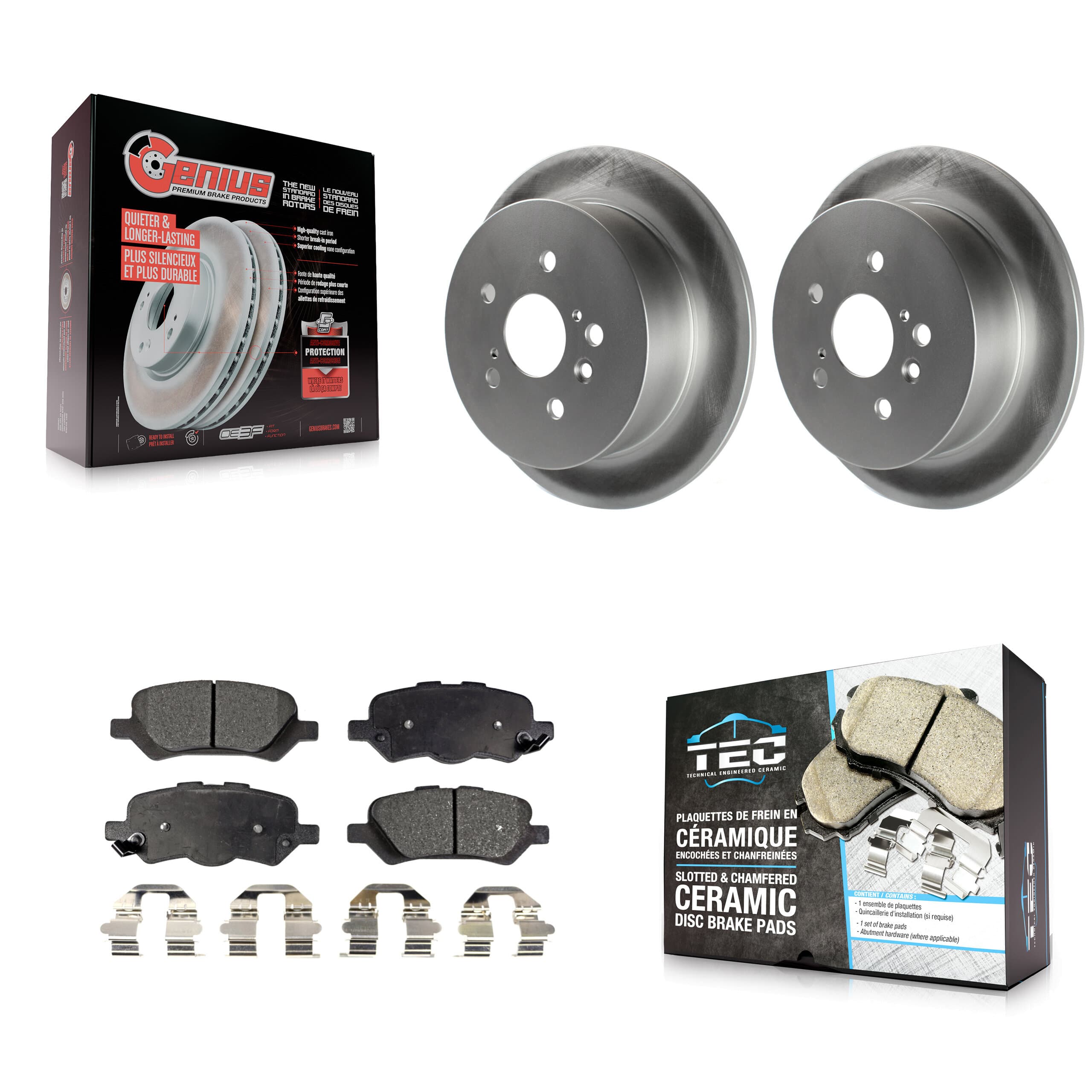 Transit Auto - KGT-101595 - Rear Disc Brake Kits image 1