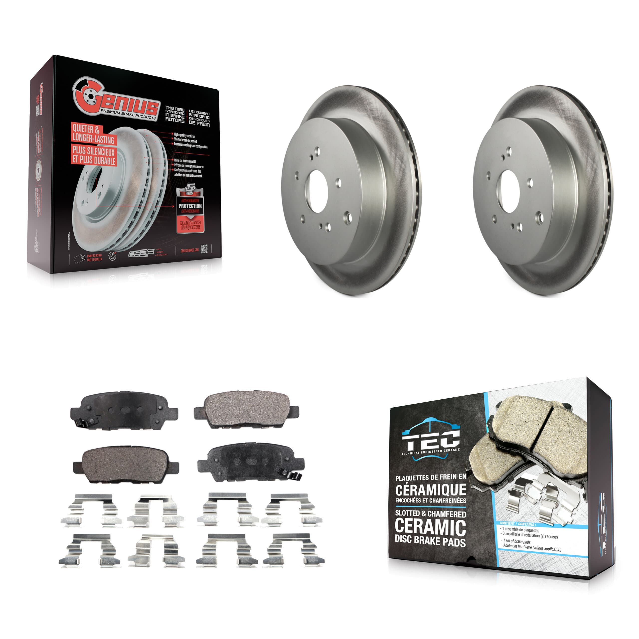 Transit Auto - KGT-101598 - Rear Disc Brake Kits image 1