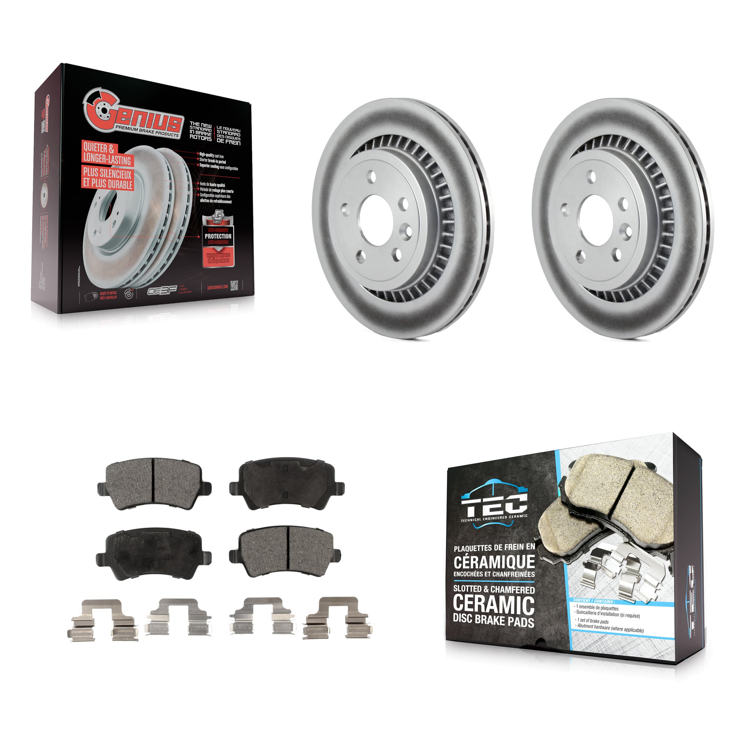 Transit Auto - KGT-101604 - Rear Disc Brake Kits image 1