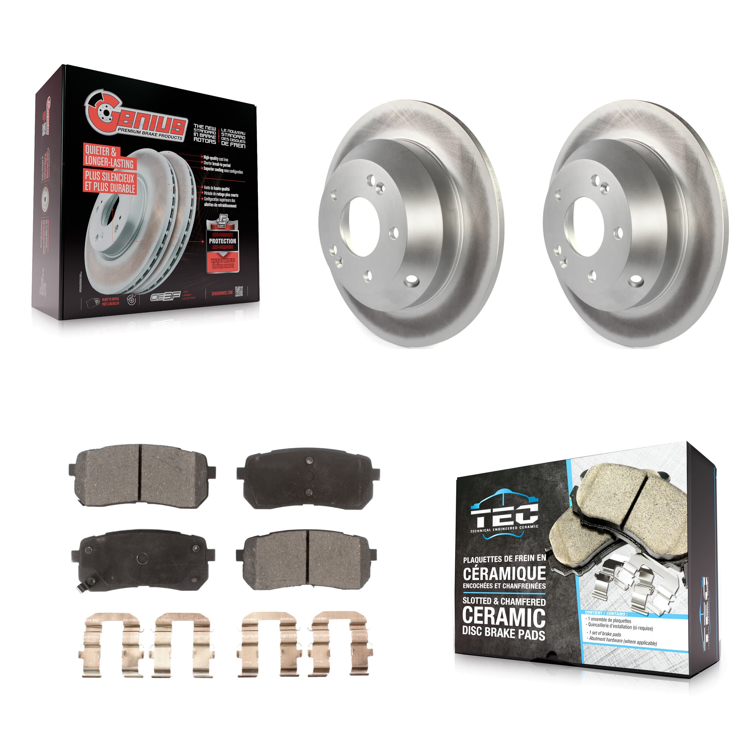 Transit Auto - KGT-101607 - Rear Disc Brake Kits image 1