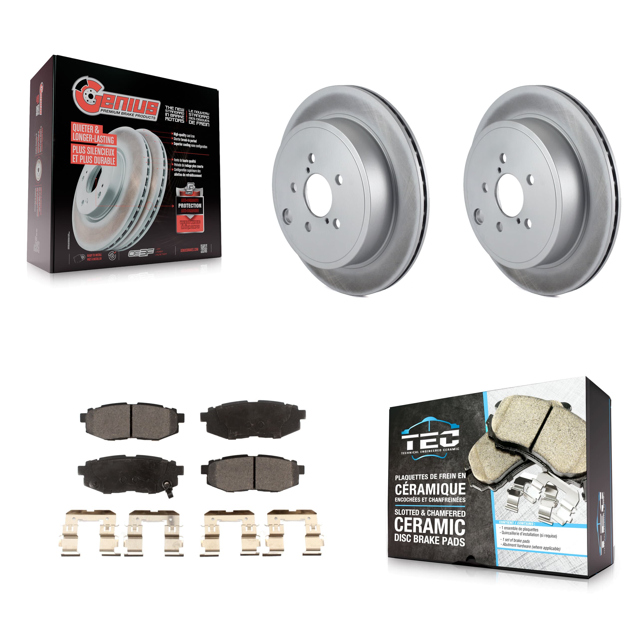 Transit Auto - KGT-101608 - Rear Disc Brake Kits image 1