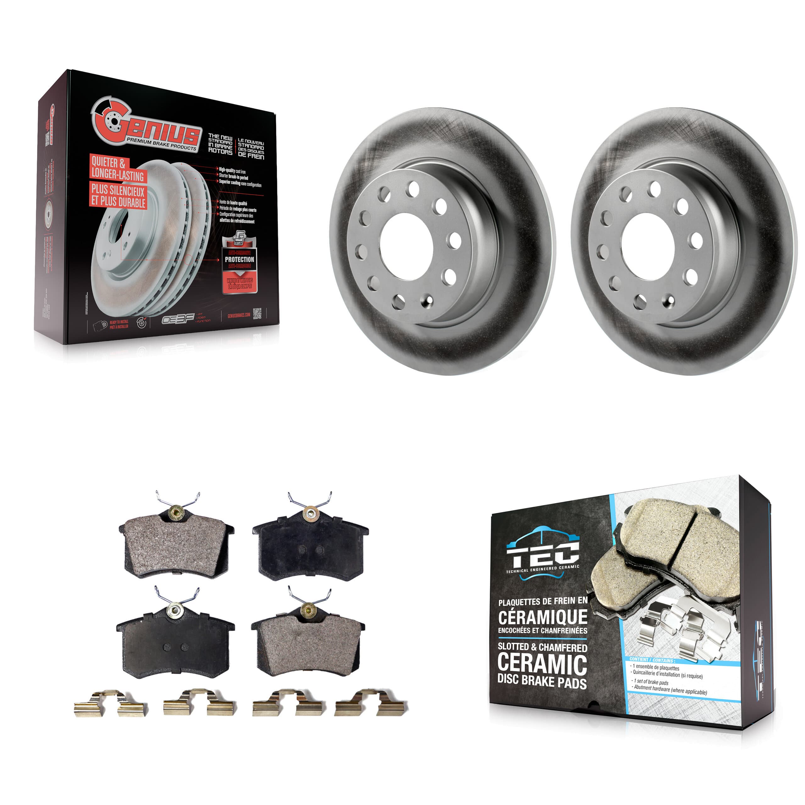 Transit Auto - KGT-101613 - Rear Disc Brake Kits image 1