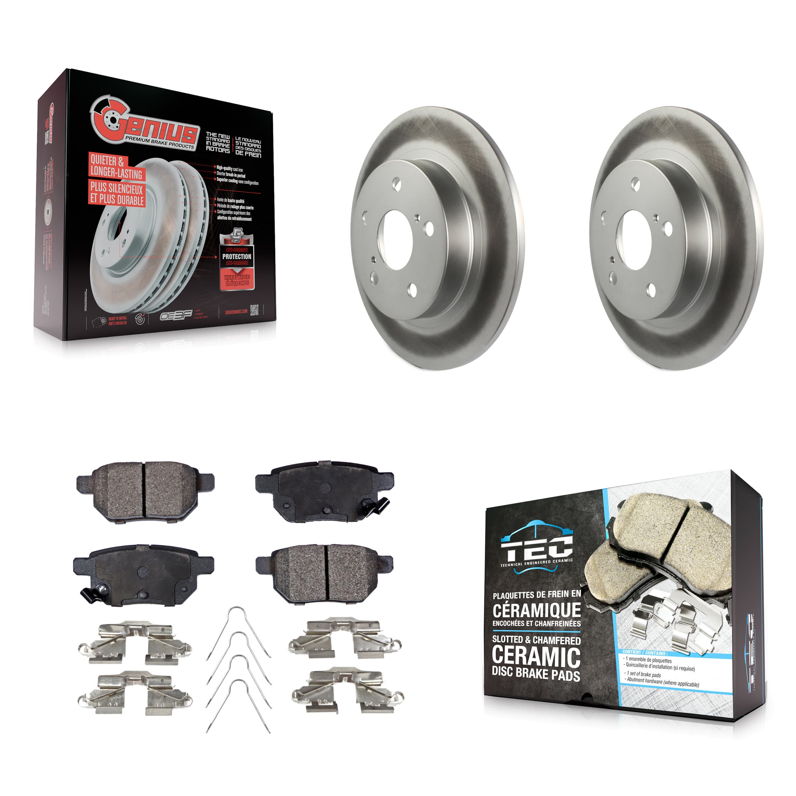 Transit Auto - KGT-101617 - Rear Disc Brake Kits image 1