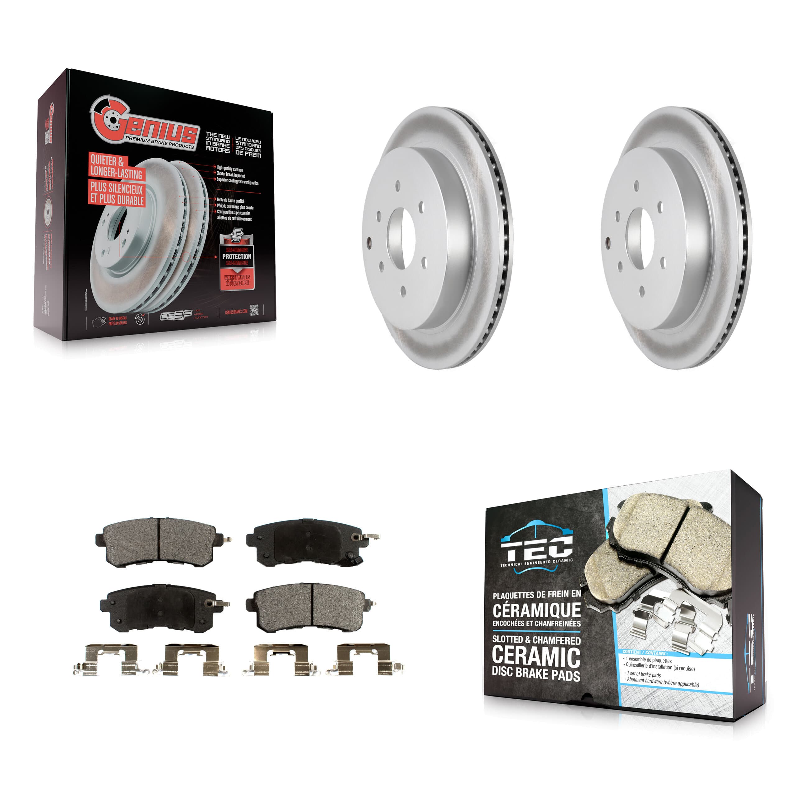 Transit Auto - KGT-101618 - Rear Disc Brake Kits image 1