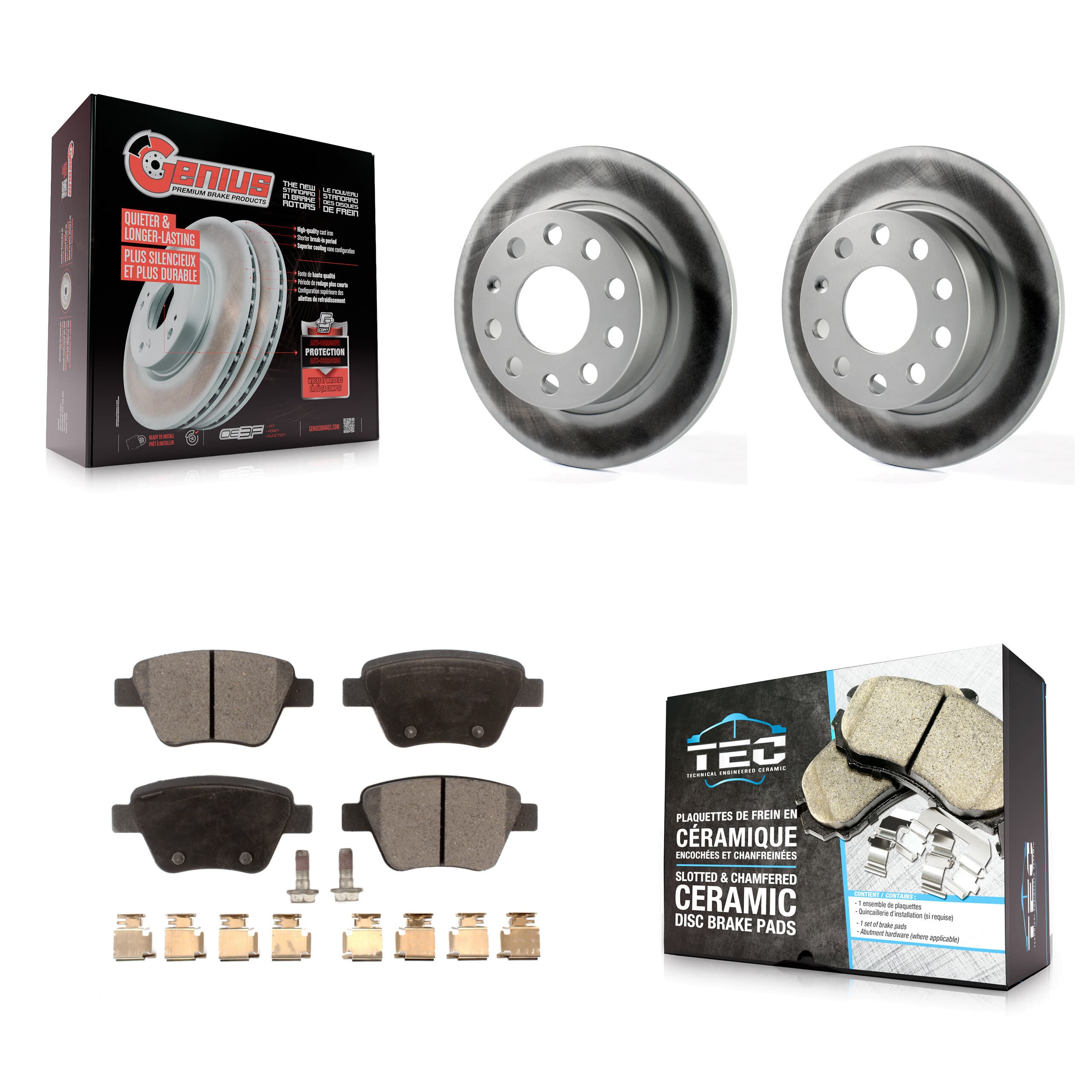 Transit Auto - KGT-101619 - Rear Disc Brake Kits image 1